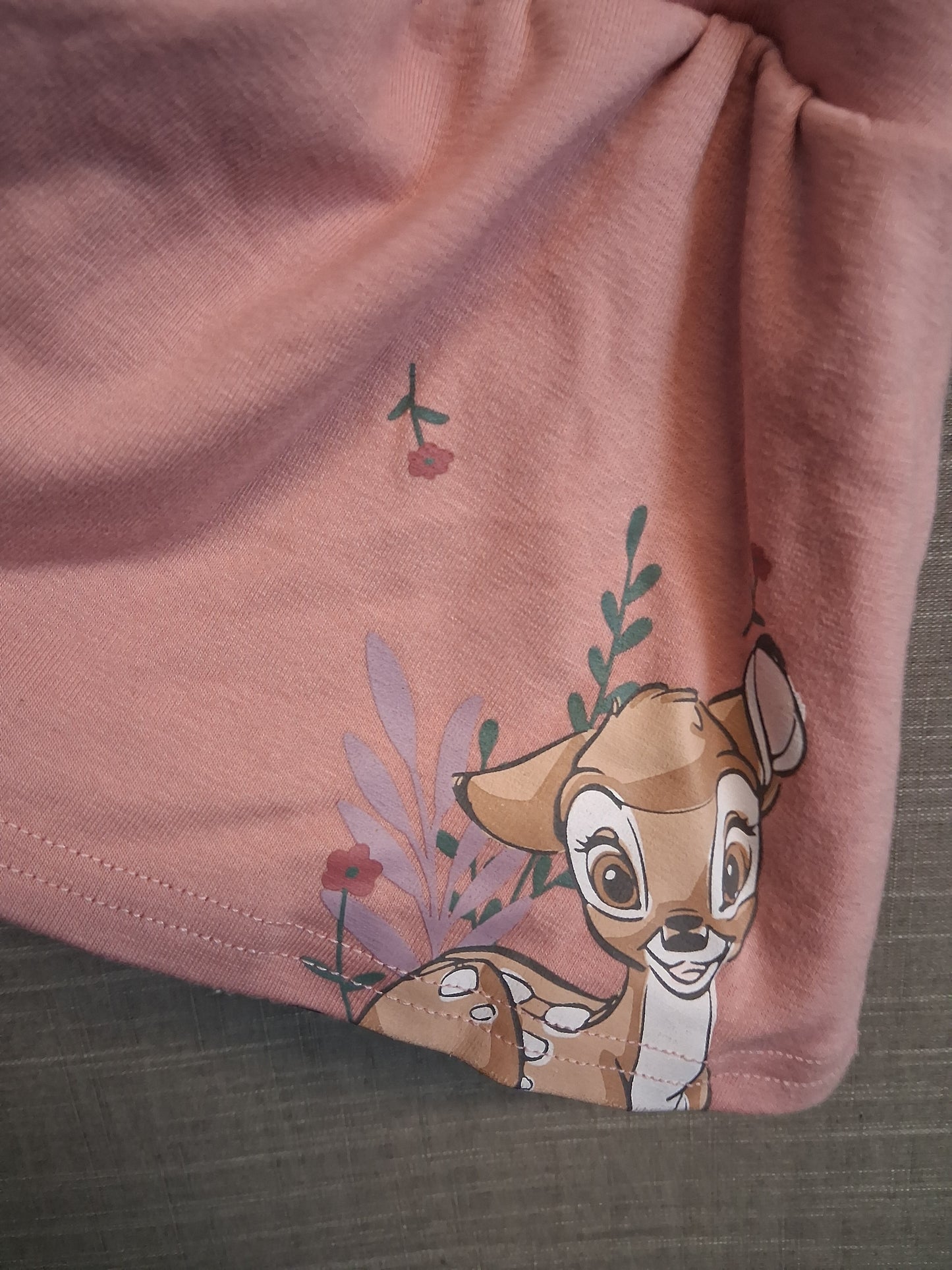 Disney Primark Bambi Pink Pinafore Dress Age 0-3 Months