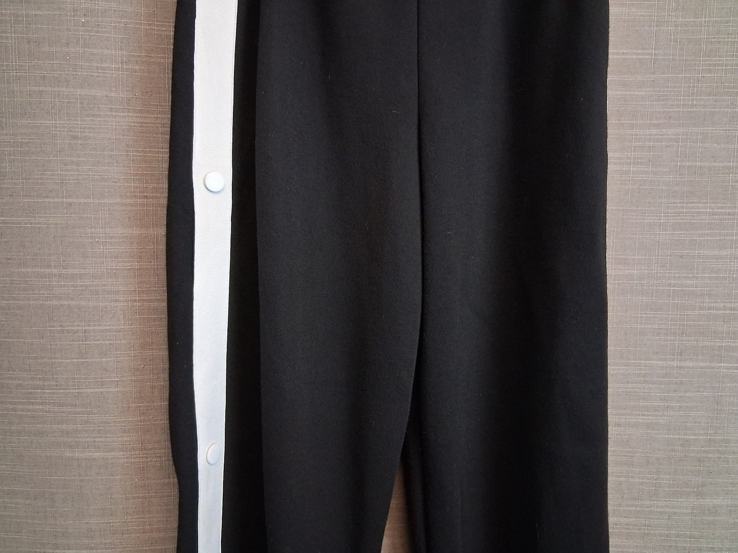 River Island Girls Black Joggers Faux Popper Sides Age 11-12 Years