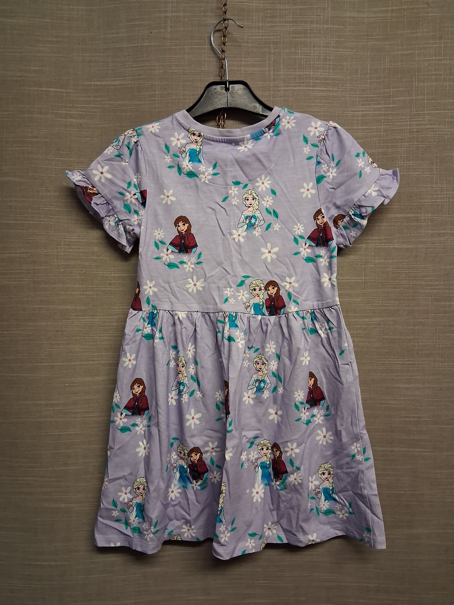 Marks & Spencer Frozen Lilac T-Shirt Dress Age 7-8 Years New