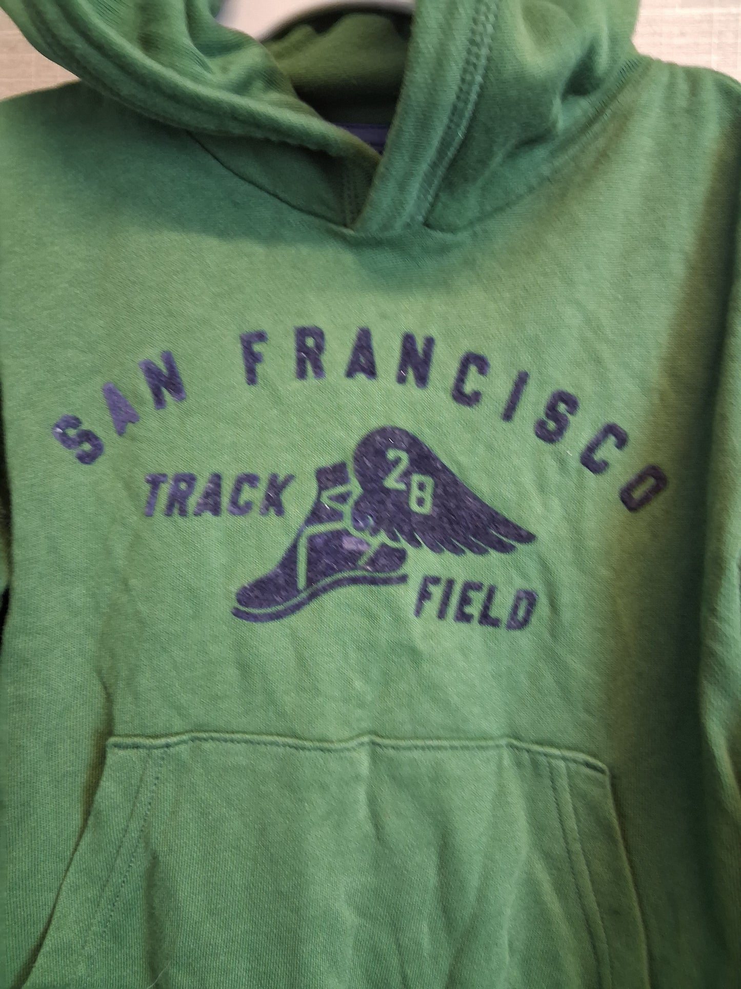 Next Boys Green Hoodie Jersey Age 4 Years