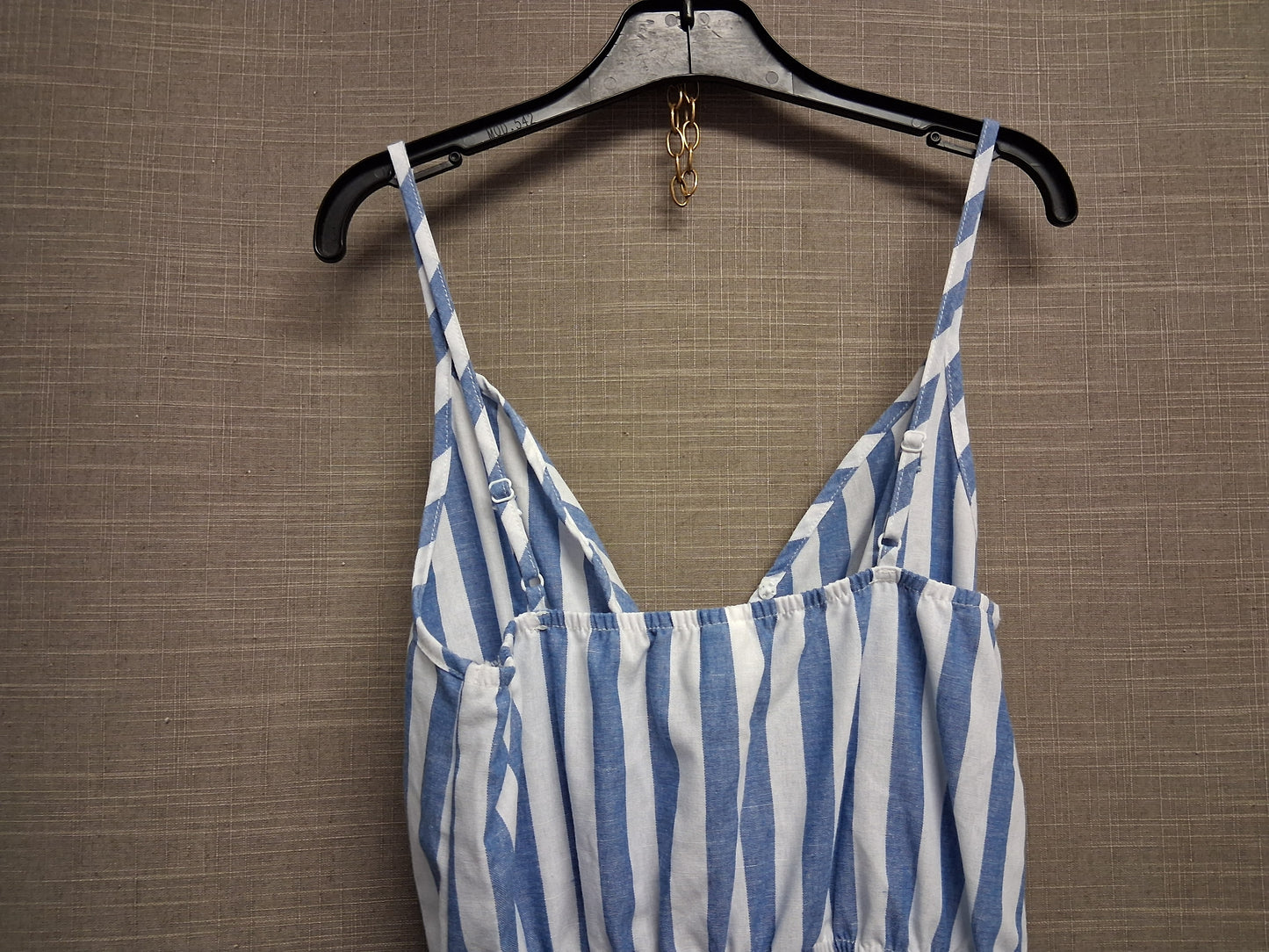 Shein Girls Blue White Striped Playsuit Age 14 Years