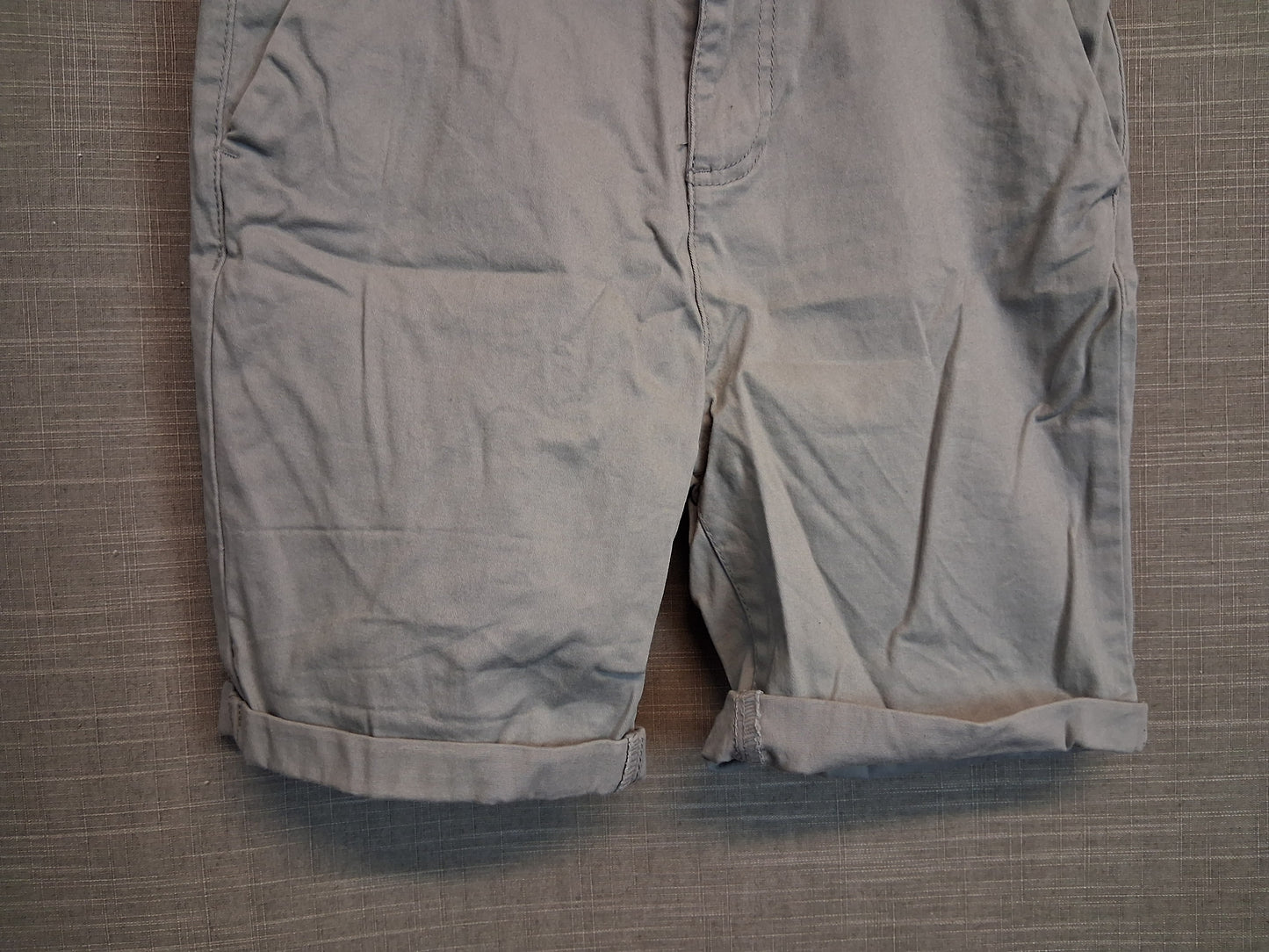 Primark Boys Grey Shorts Age 12-13 Years 100% Cotton