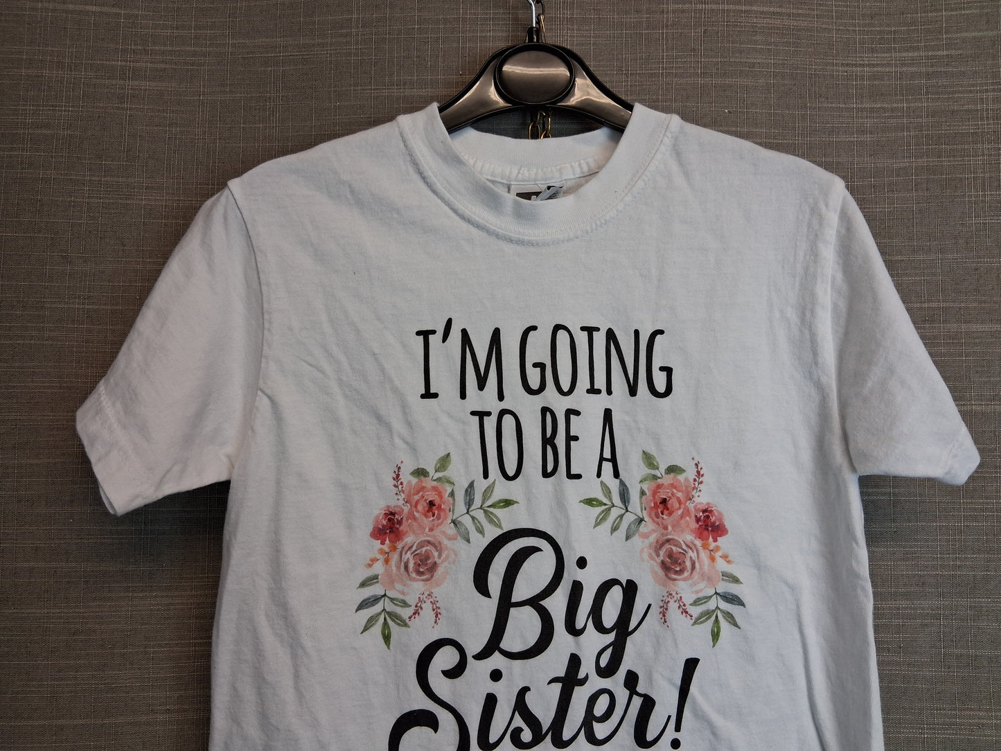 Russel Girls "I'm going to be a big Sister" T-Shirt Age 7-8 Years