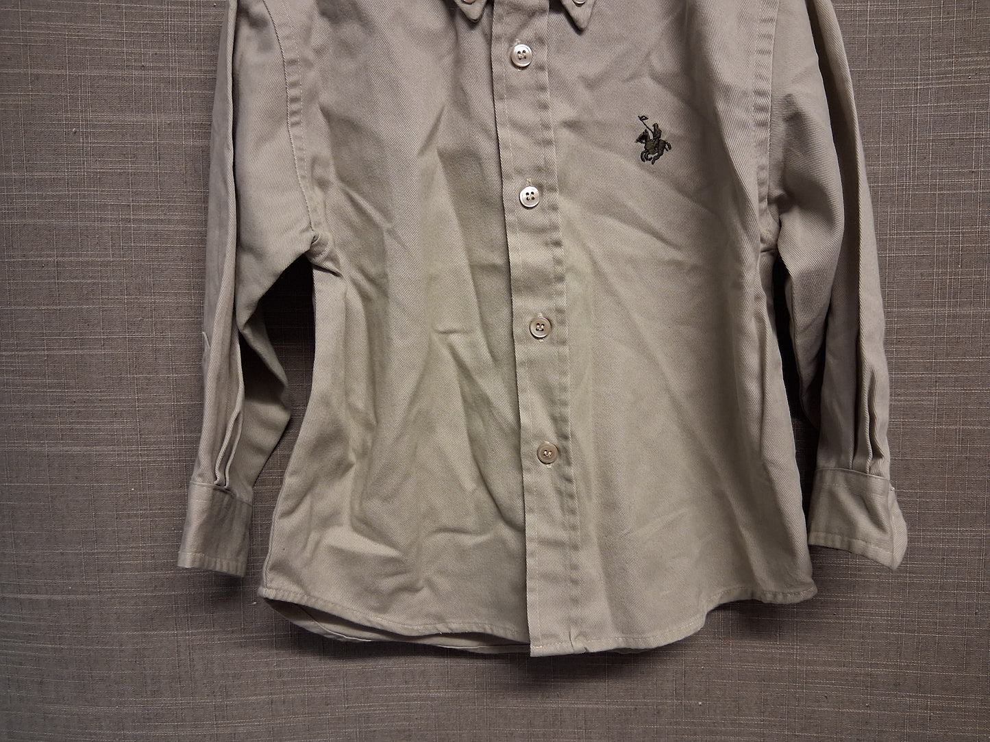 Baresi Jeans Co Beige Long Sleeve Shirt Age 2-3 Years