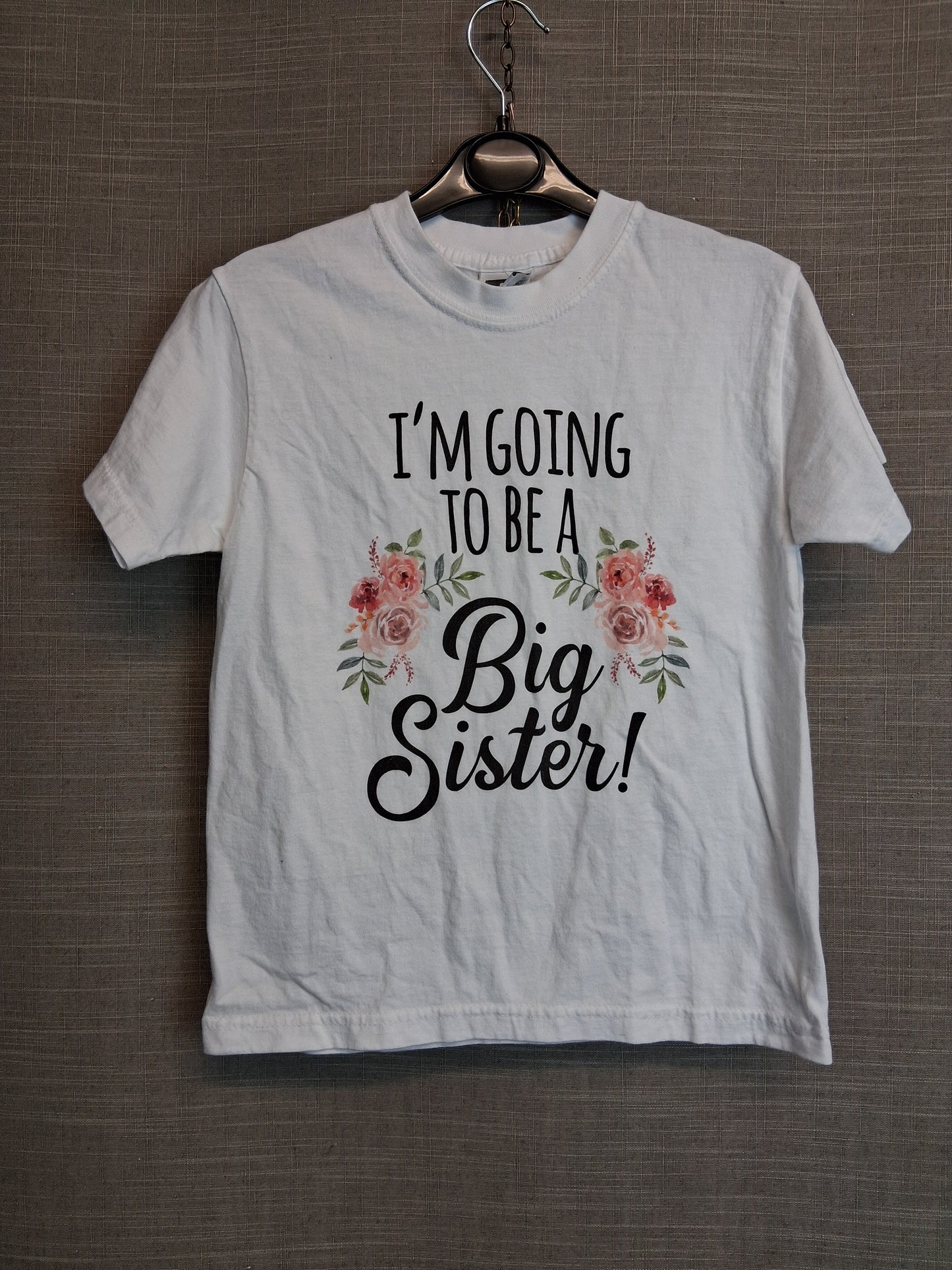 Russel Girls "I'm going to be a big Sister" T-Shirt Age 7-8 Years