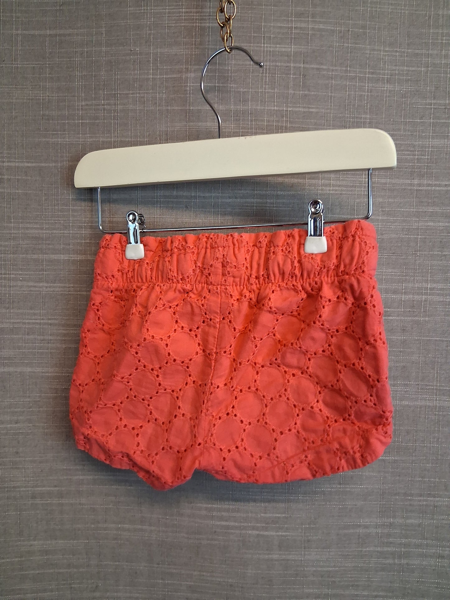 Cat & Jack Girls Pink Brodiere Anglaise Shorts Age 12 Months