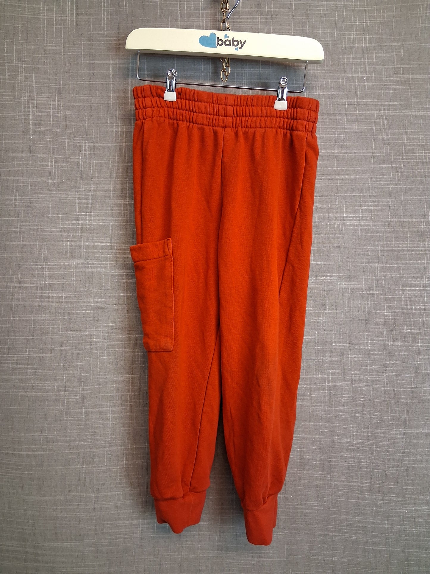 Adidas Boys Red Joggers Age 4-5 Years Elastic Waist