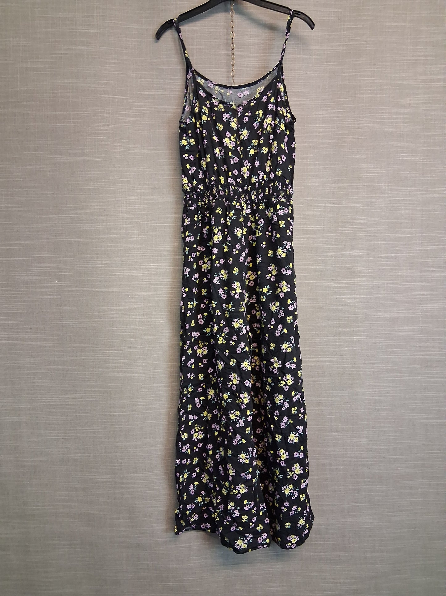 New Look Girls Black Floral Dress Age 13 Years