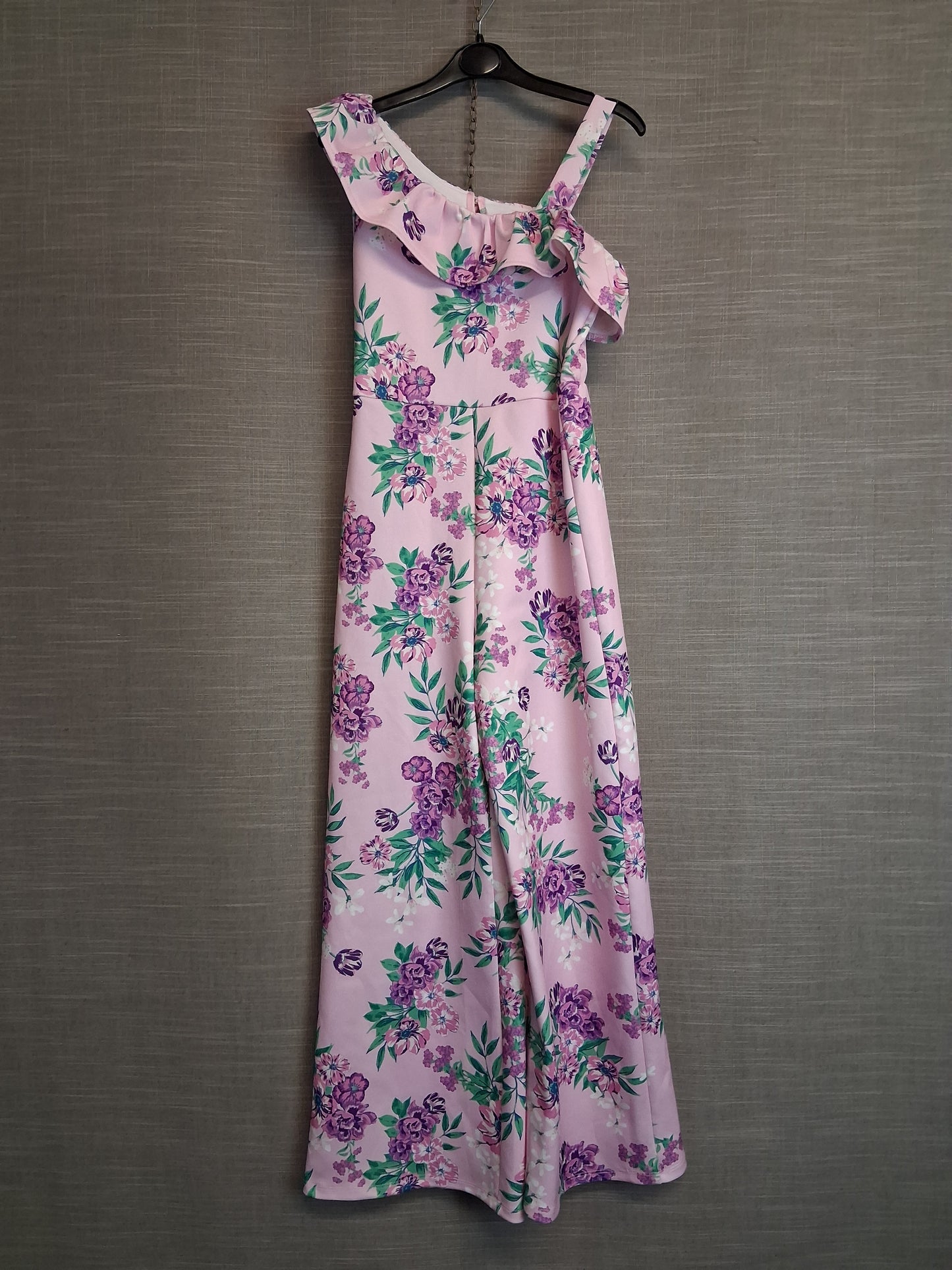 George Girls Pink Floral Jumpsuit Age 9-10 Years New