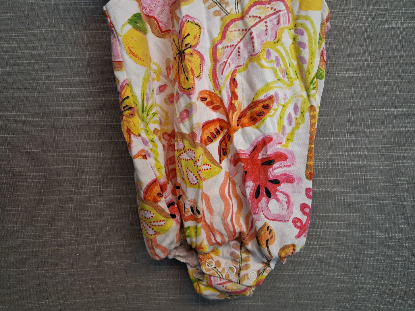 Next Girls Multicolour Floral Sleeveless Bodysuit Age 2-3 Years