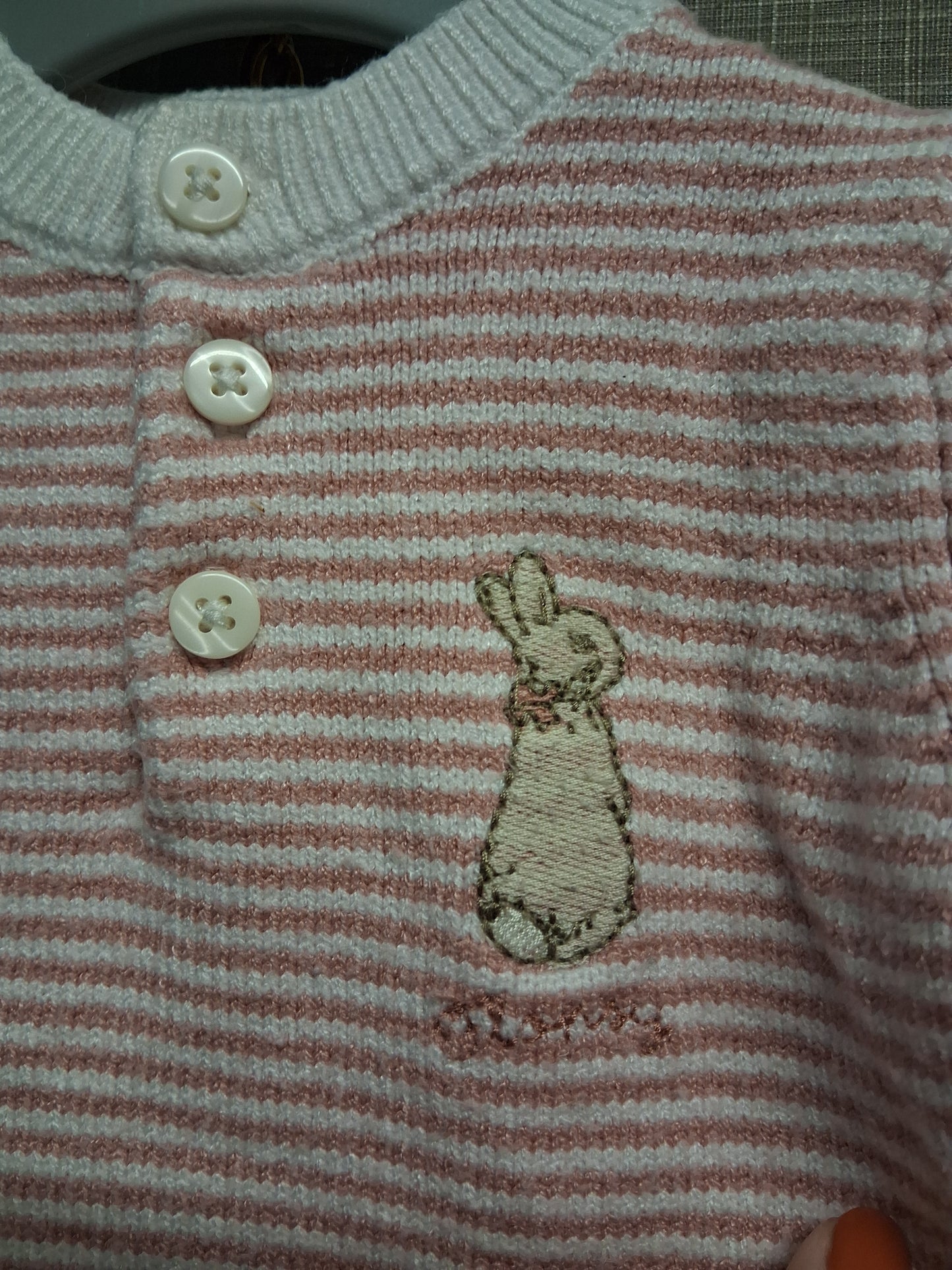 Marks & Spencer Peter Rabbit "Flopsy" 2 Piece Knitted Outfit Age 9-12 Months
