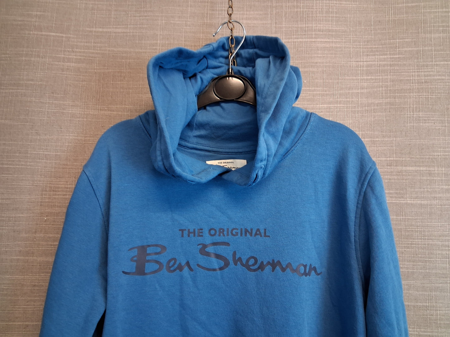 Ben Sherman Boys Blue Hoodie Age 12-13 Years