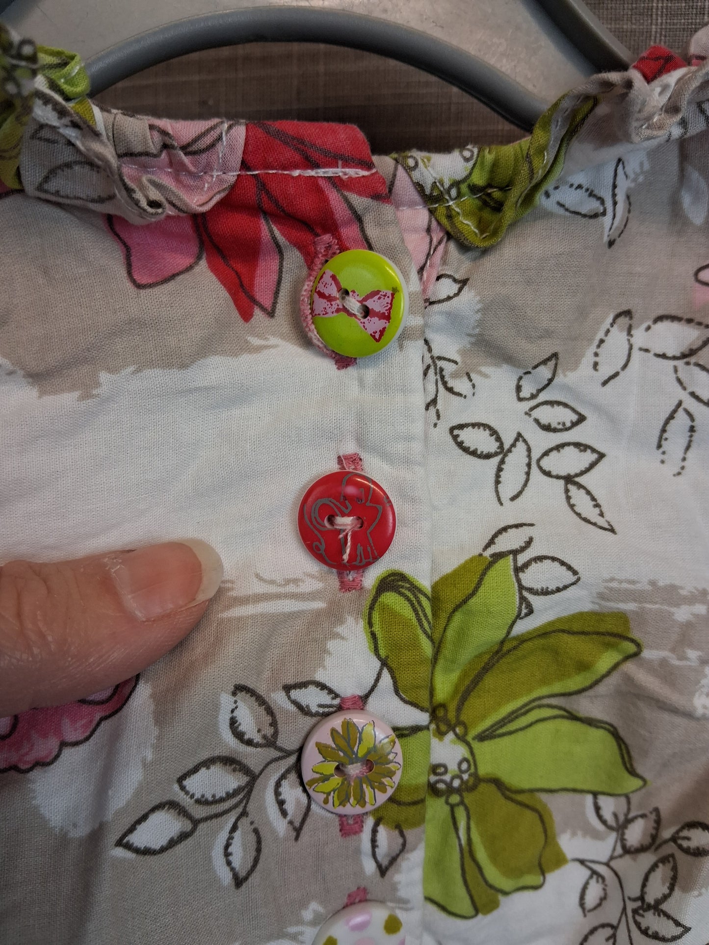 Next Girls Floral Multicolour Party Dress Sleeveless Button Back Age 0-3 Months