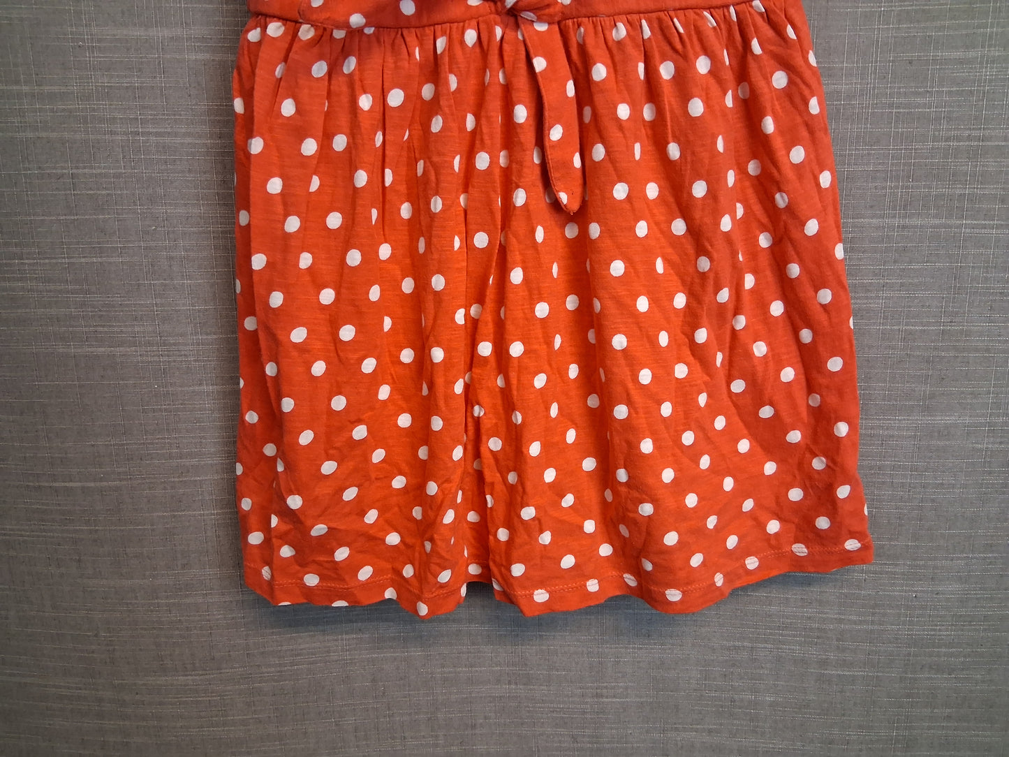 Next Girls Red Spotty Sleeveless Dress Age 9 Years