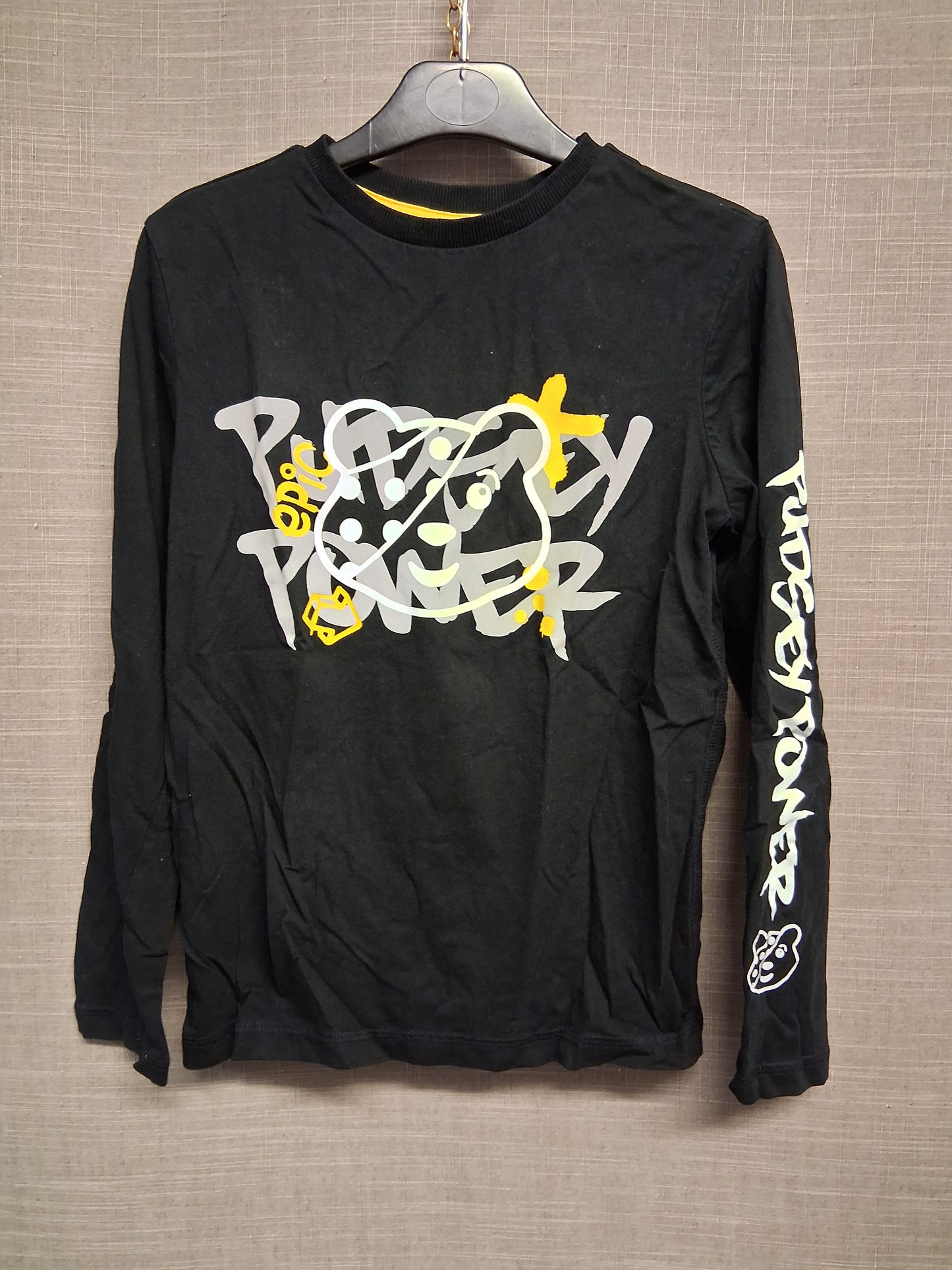 George Boys "Pudsey" Children in Need Black Long Sleeve T-Shirt Age 8-9 Years