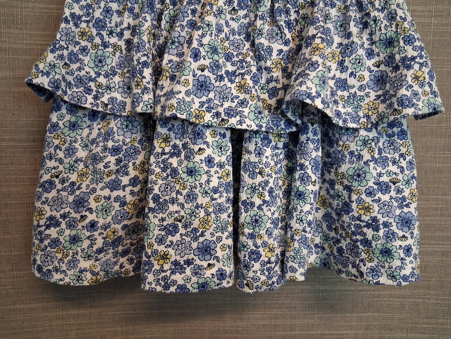 Peacocks Blue Floral RaRa Skirt Age 2-3 Years