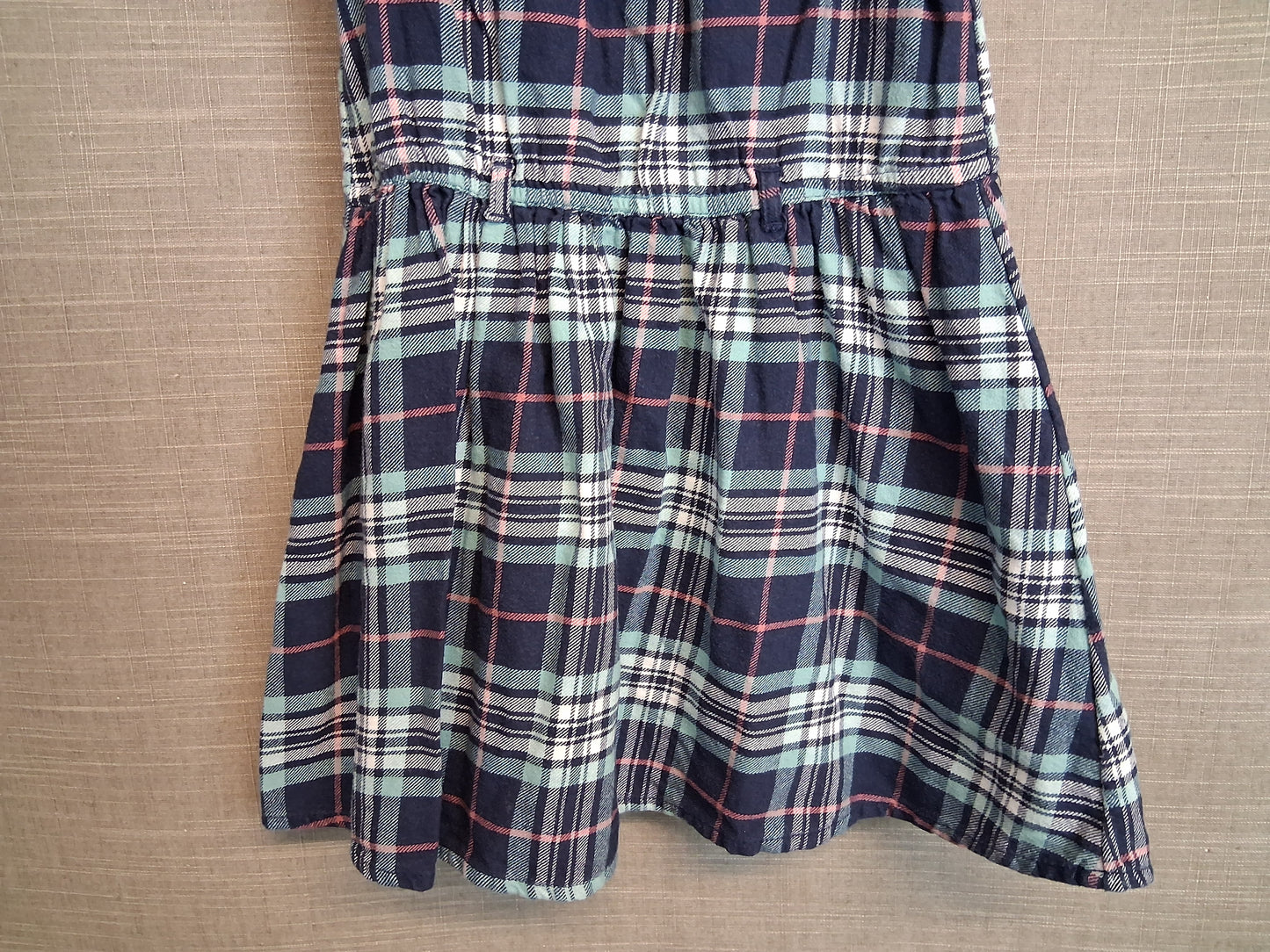 George Girls Check Multicolour Sleeveless Dress Age 3-4 Years