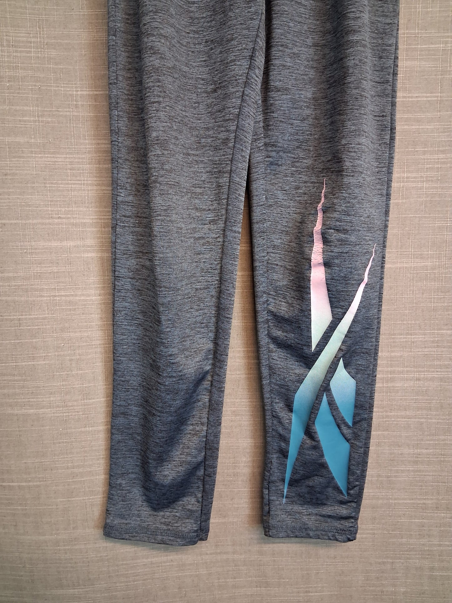 Reebok Girls Grey Leggings Age 14-15 Years