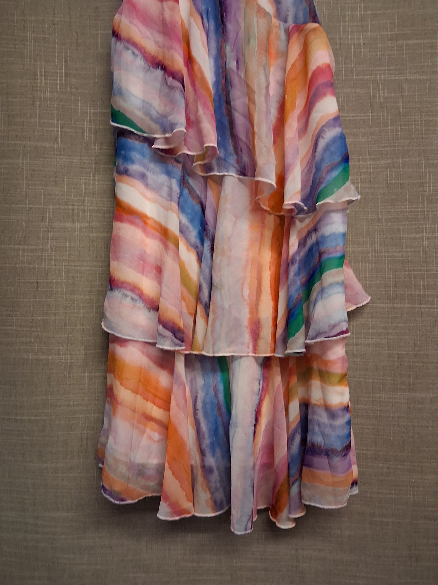 Next Girls Layered Tiered Sleeveless Dress Age 10 Years Multicolour