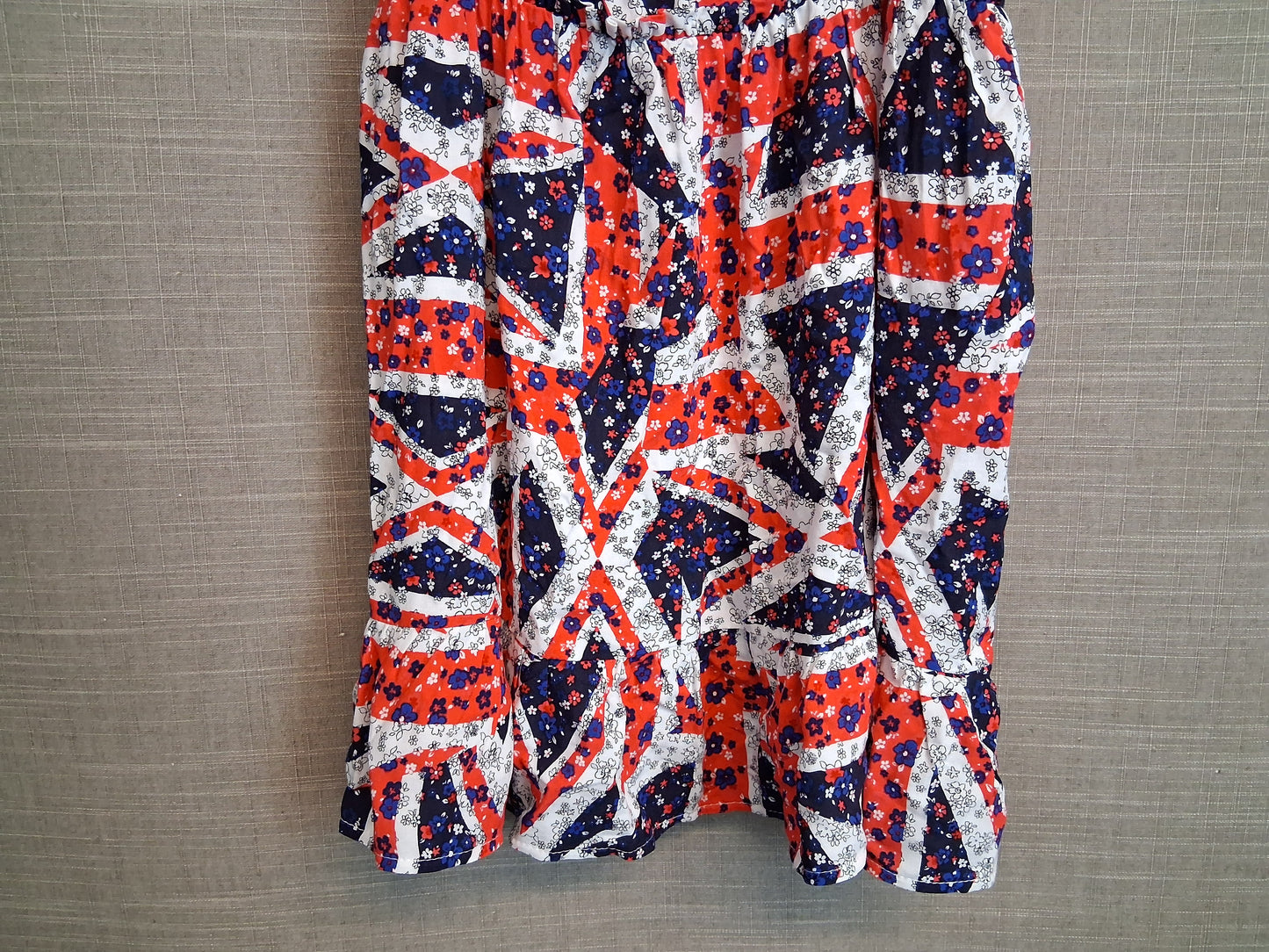 George Girls Union Jack Dress Age 3-4 Years Multicolour New