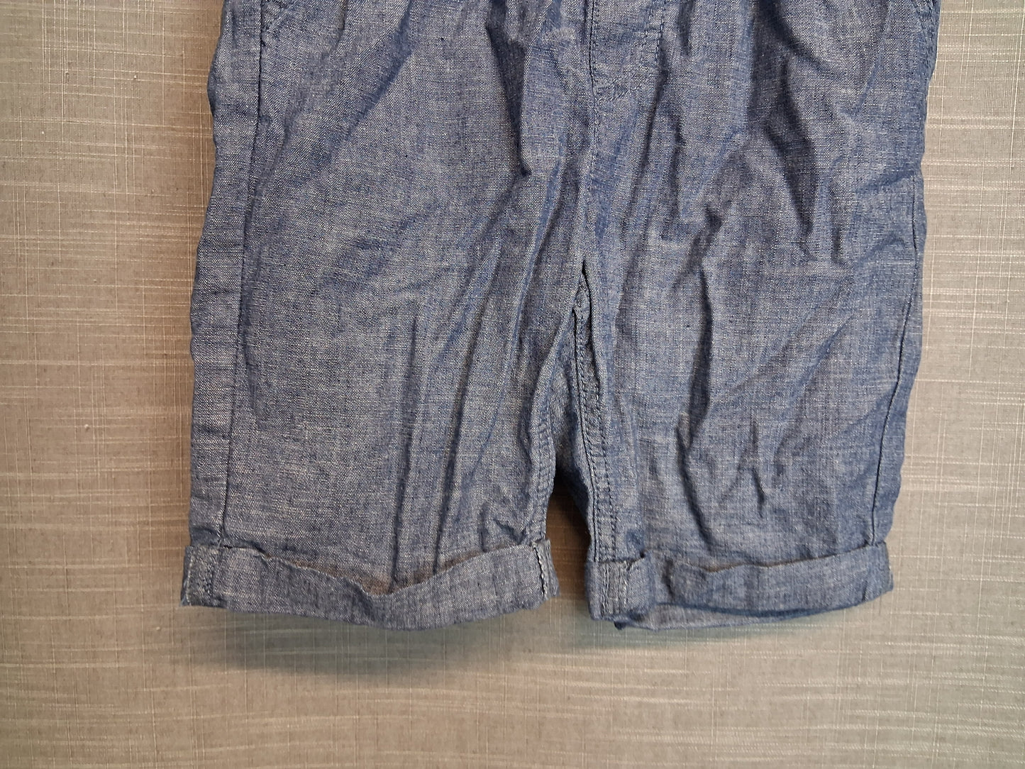 Nutmeg Boys Blue Denim Style Chino Shorts Age 7-8 Years
