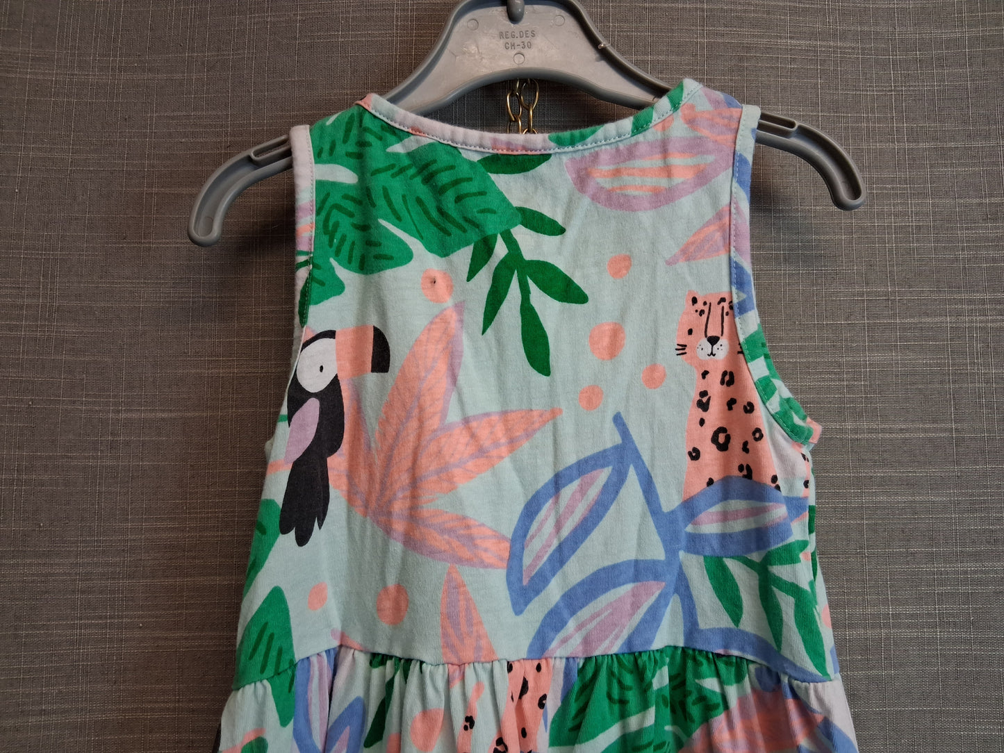 F&F Girls Multicolour Floral Sundress Sleeveless Age 5-6 Years