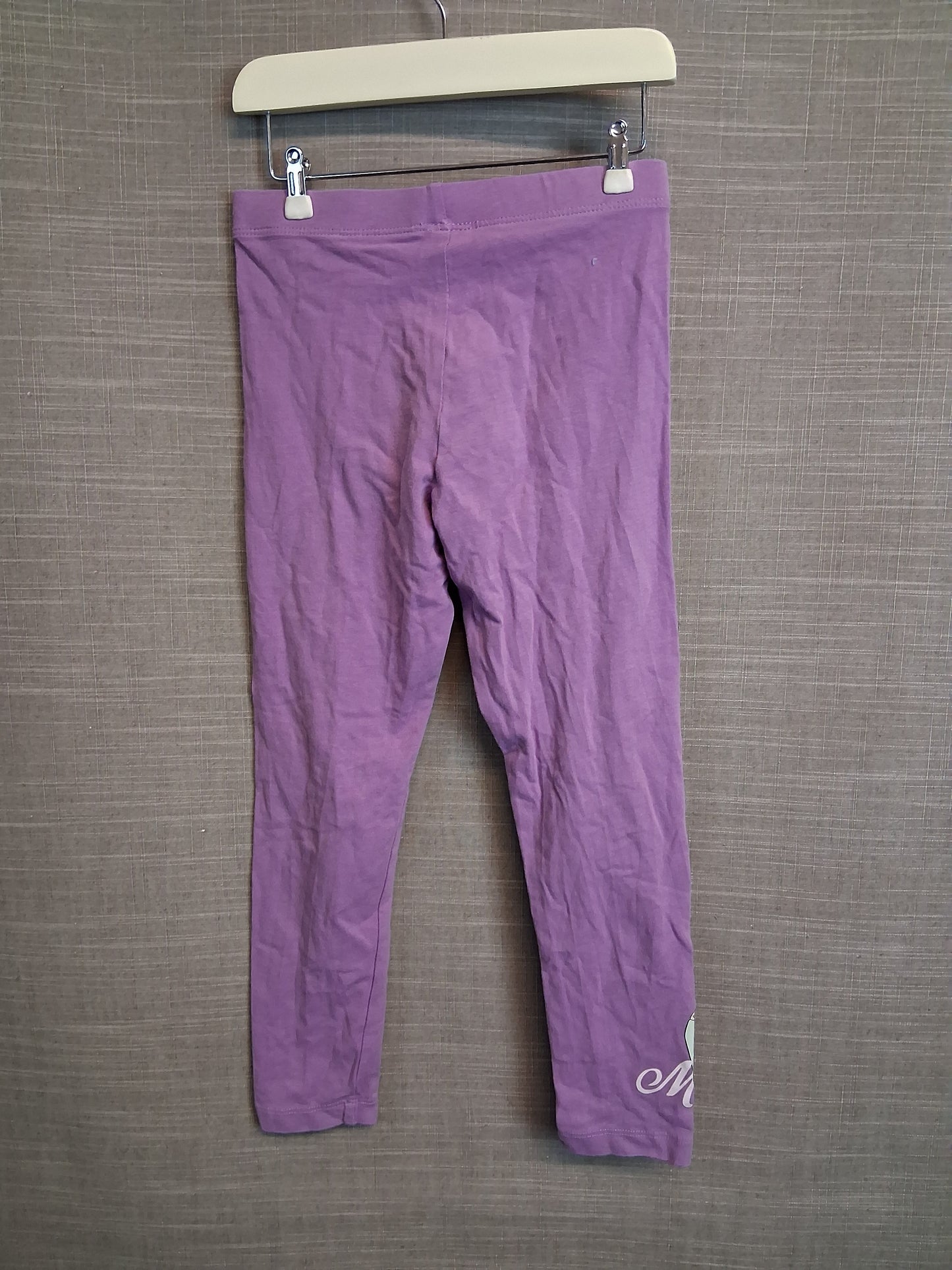 Marks & Spencer Girls Mulan Purple Leggings Age 5-6 Years
