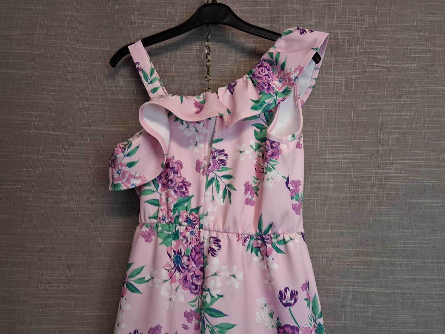 George Girls Pink Floral Jumpsuit Age 9-10 Years New
