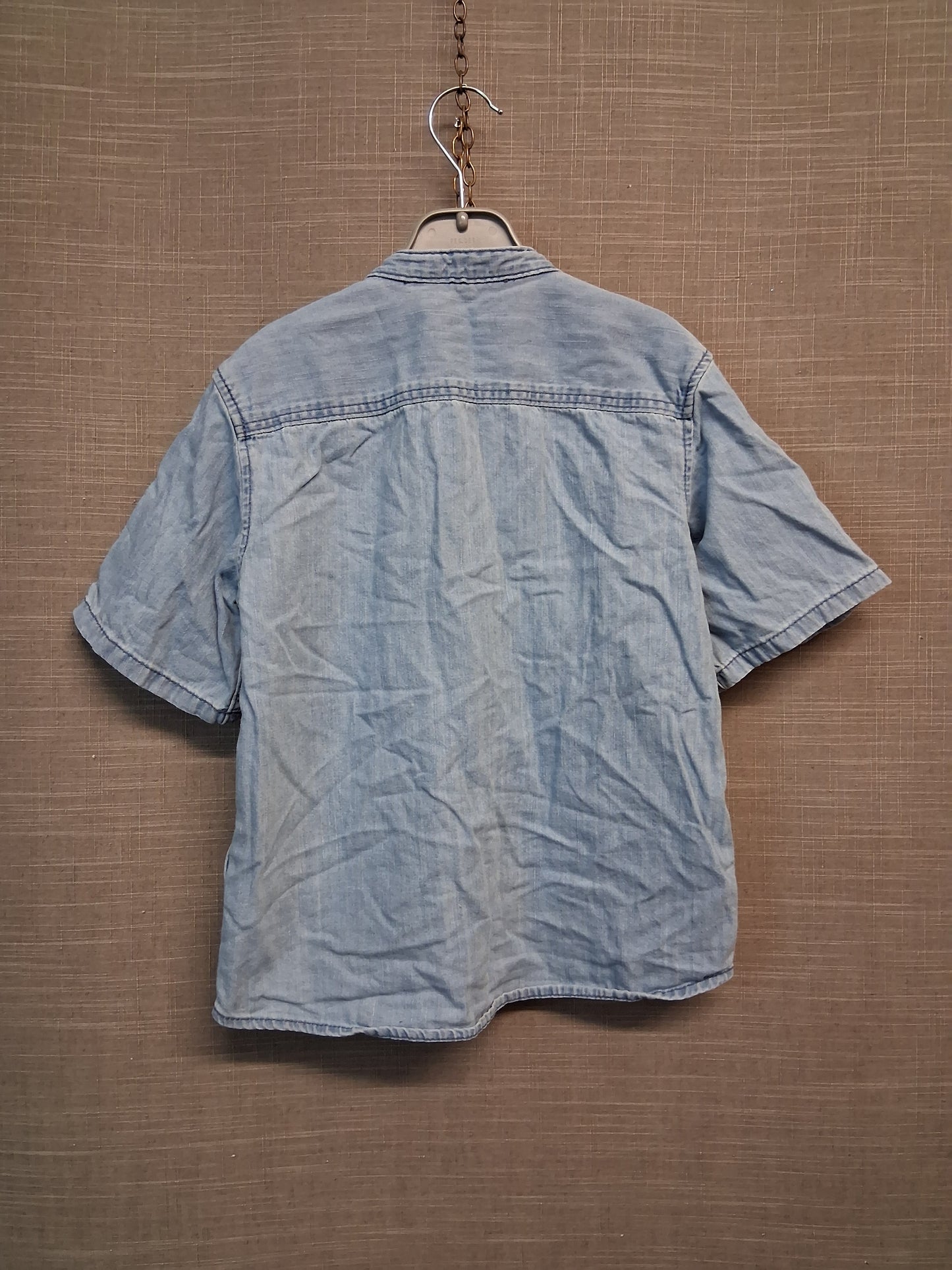 H&M Boys Blue Denim Short Sleeve Age 5-6 Years