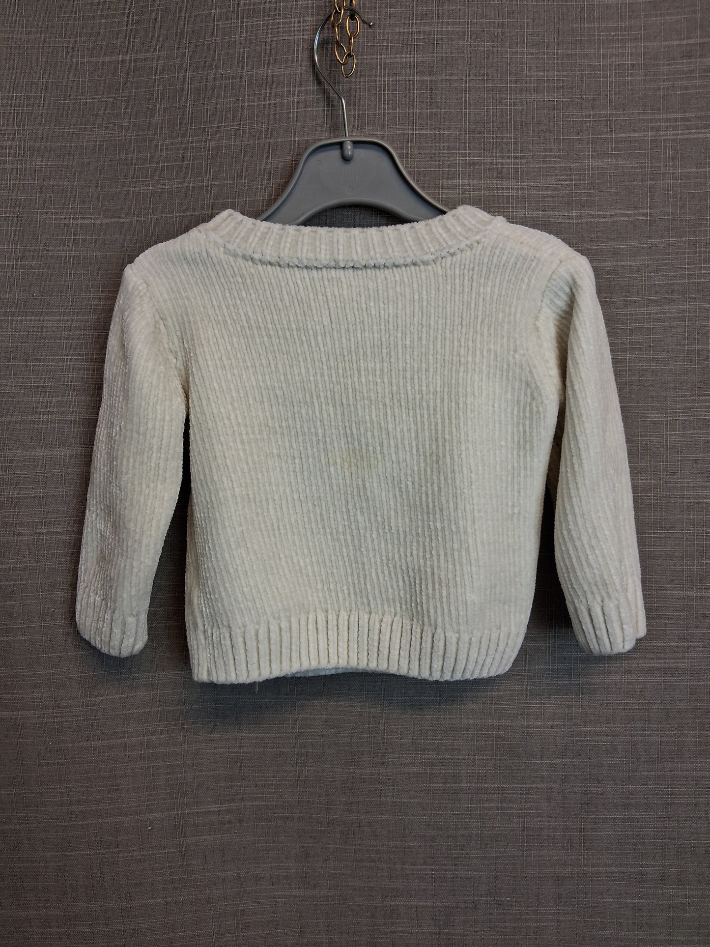 Primark Minnie Mouse Chenille Knitted Jumper Age 12-18 Months Cream