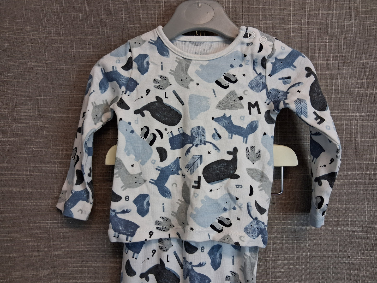 TU Boys Animal Pyjamas 2 Piece Set Age 3-6 Months Multicolour
