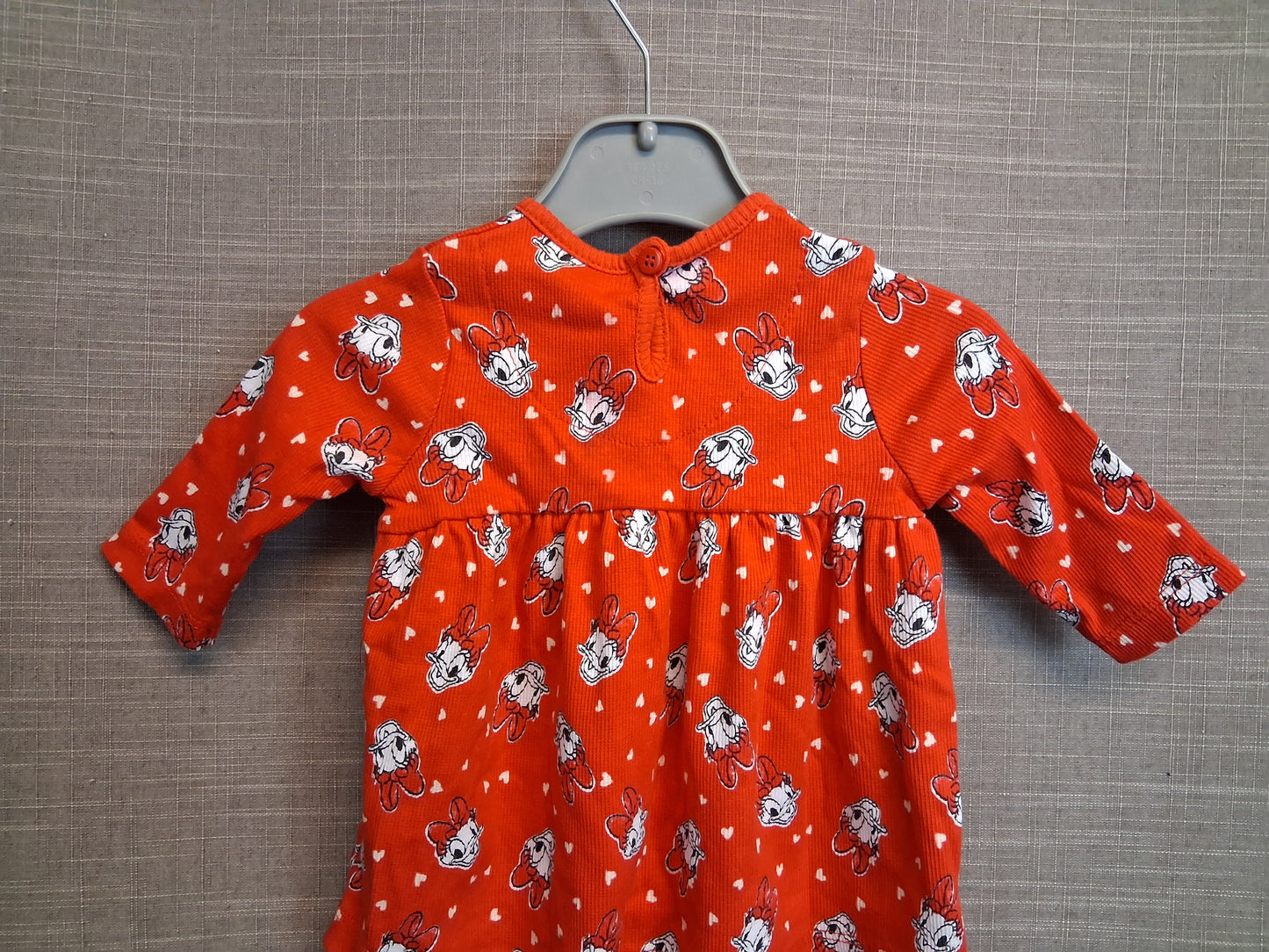 Disney Daisy Duck Jersey Dress Age First Size Red New