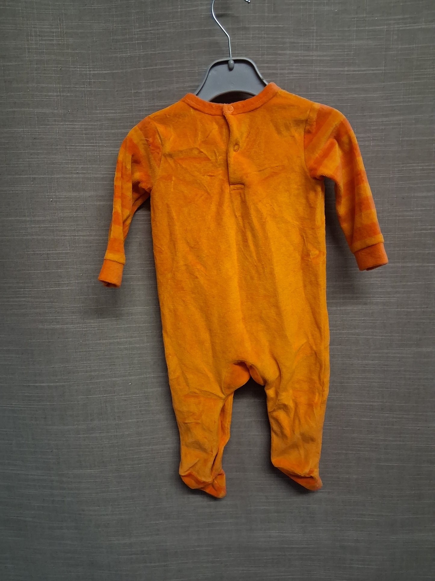 Hallowscream Baby Sleepsuit Romper Pumpkin Theme Orange Age 3-6 Months