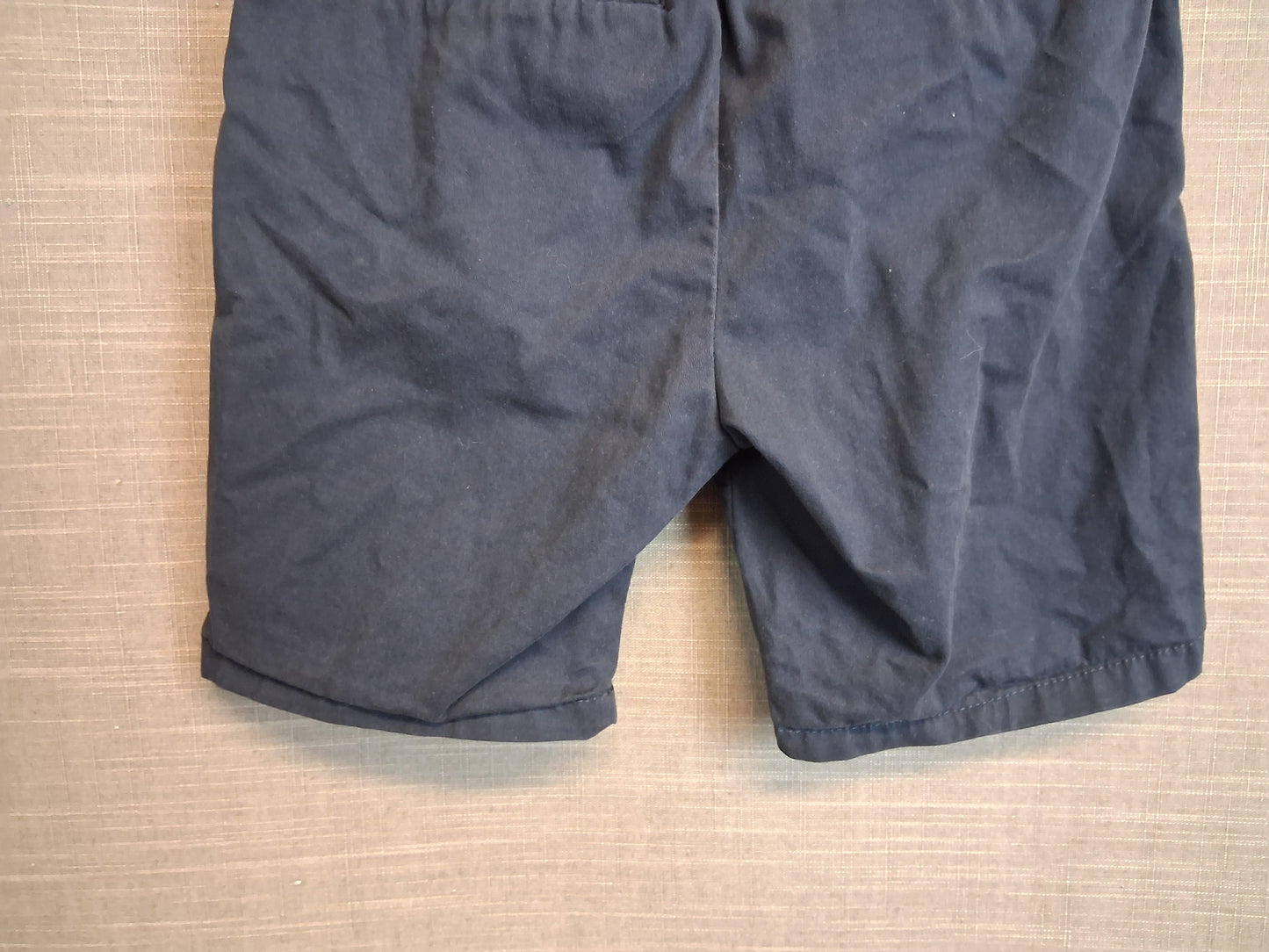 Next Boys Chino Shorts Blue Age 7 Years Adjustable Waist