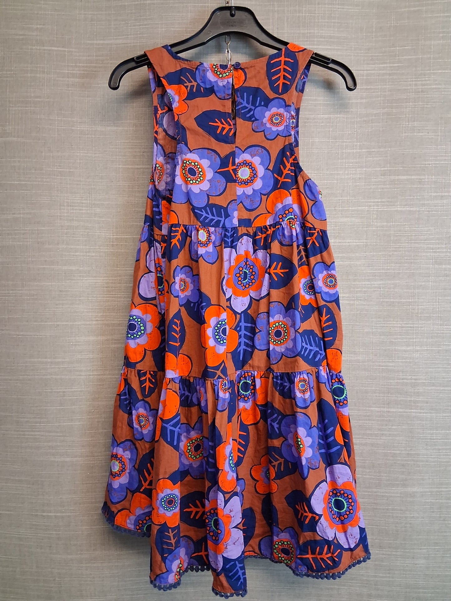 Next Girls Cotton Sundress Sleeveless Terracotta Mix Floral Age 9 Years