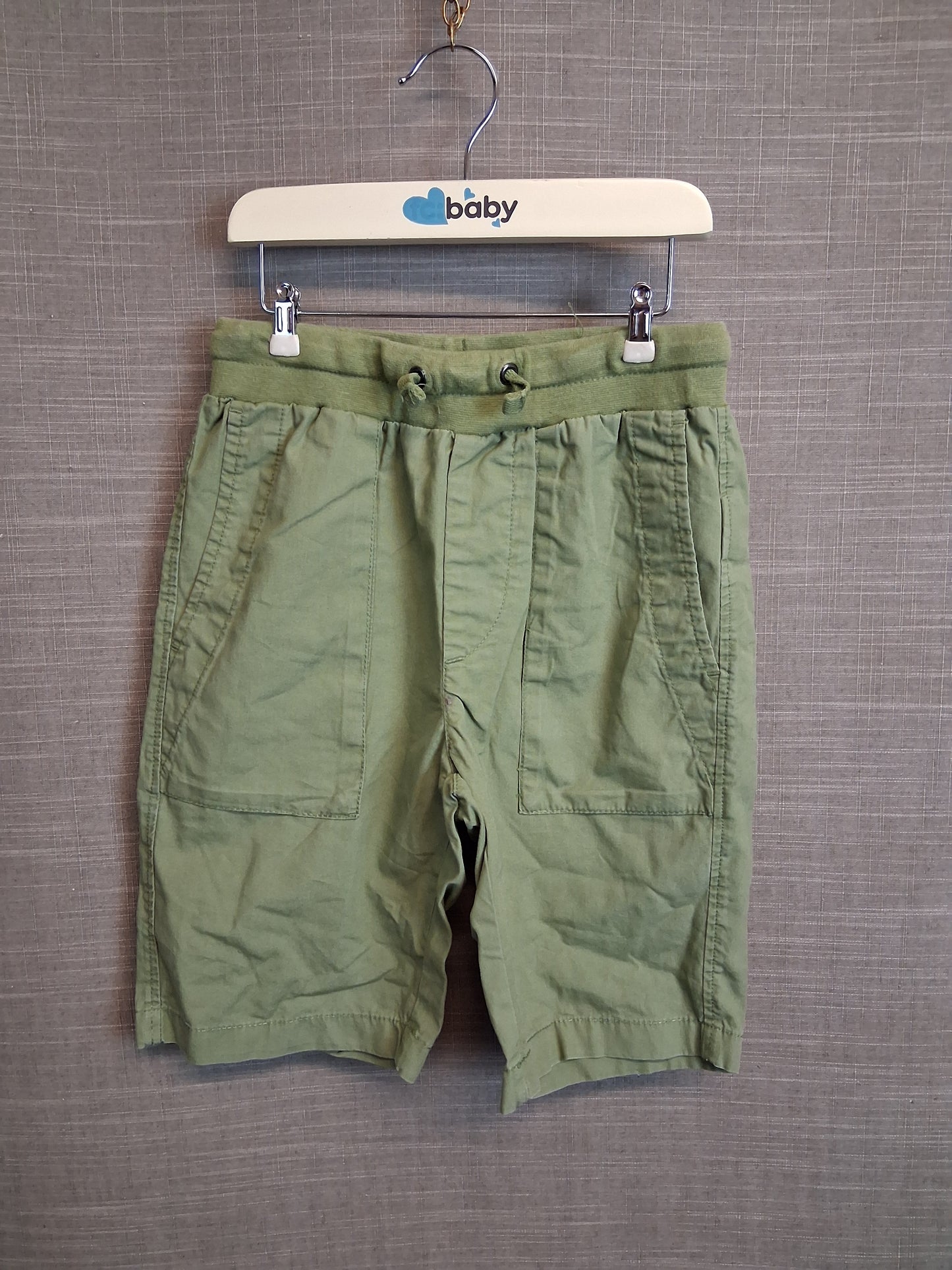GAP Boys Chino Style Shorts Green Age 6-7 Years