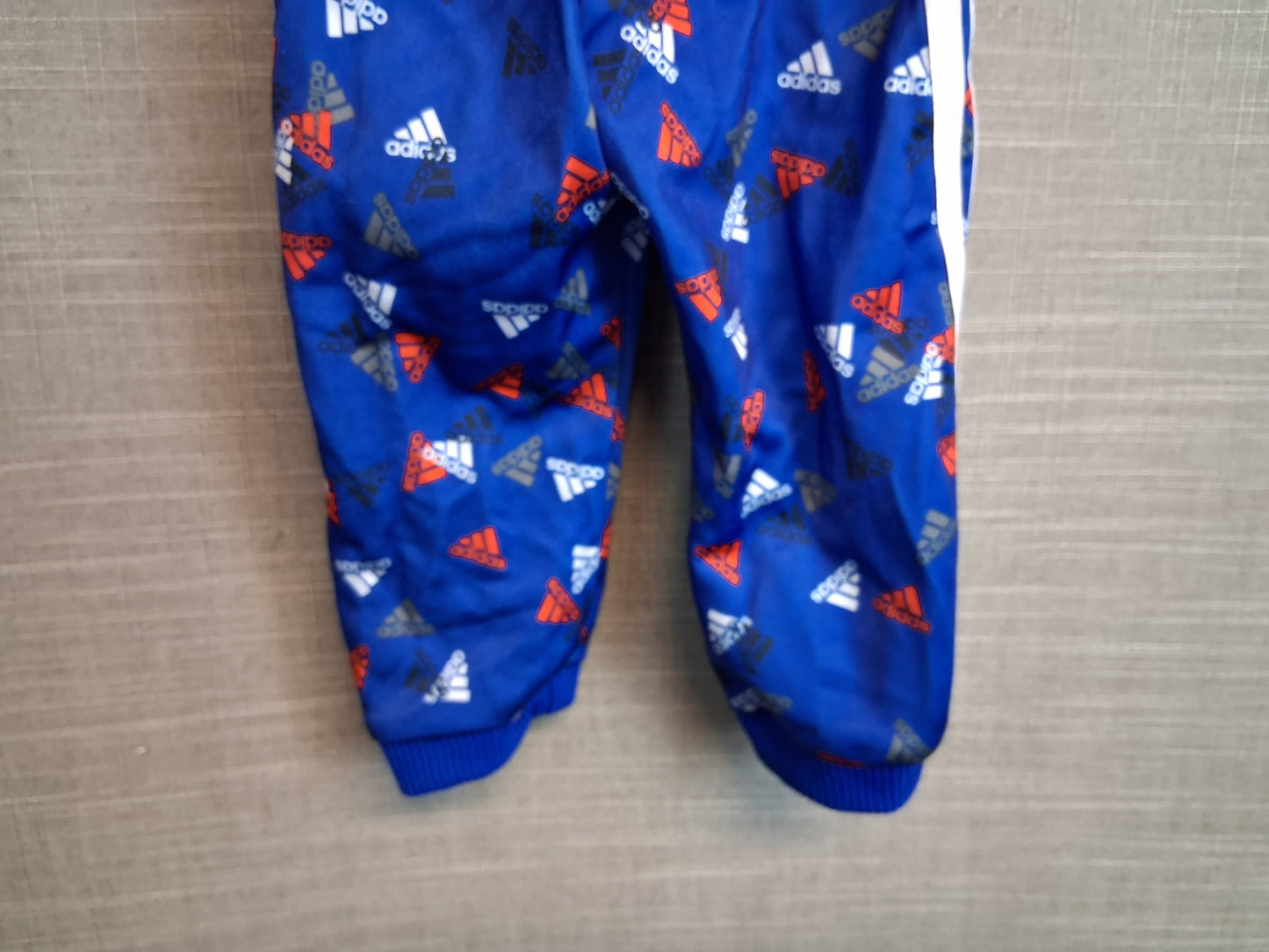 Adidas Boys Blue Joggers Age 6-9 Months