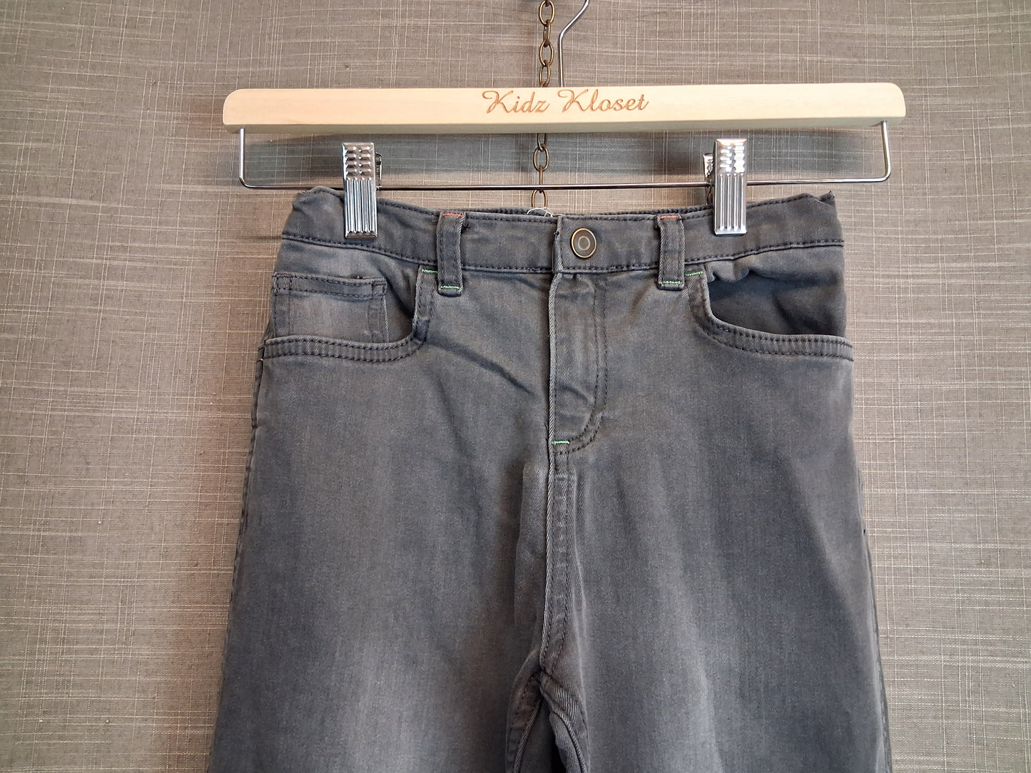 White Stuff Boys Grey Straight Leg Jeans Age 9-10 Years