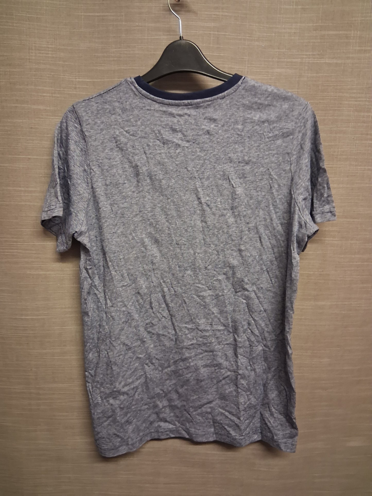 Primark Boys Blue White Striped Short Sleeve T-Shirt Age 13-14 Years New