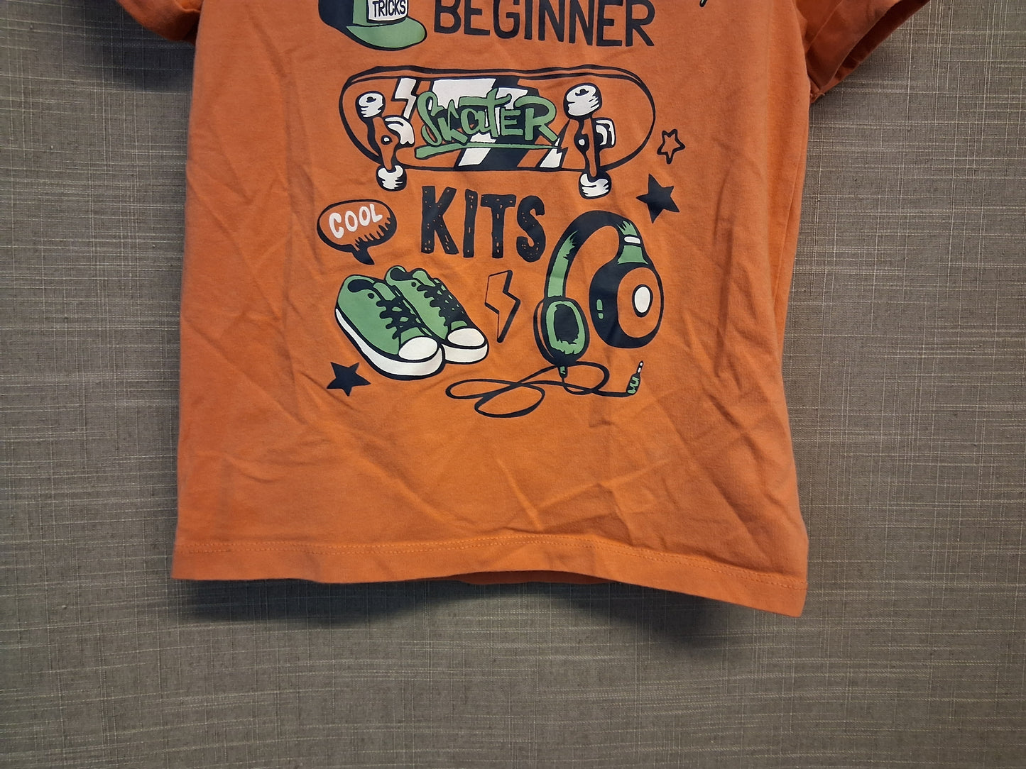 Name It Boys Orange Short Sleeve T-Shirt Age 5 Years