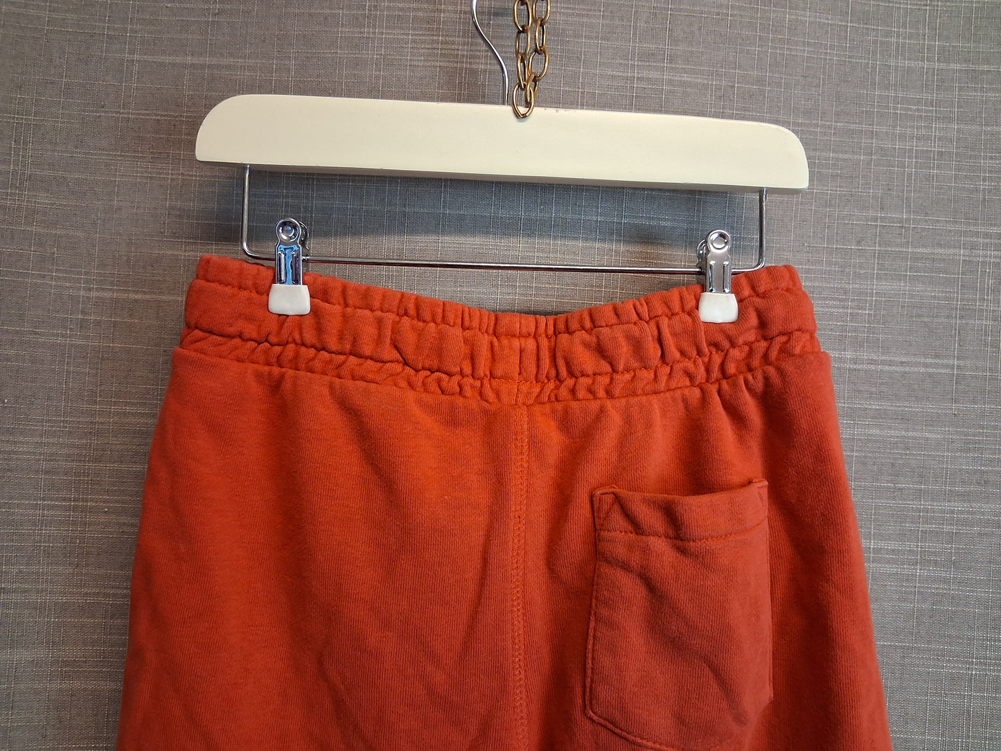 TU Boys Shorts Jersey Style Orange Red Age 5-6 Years