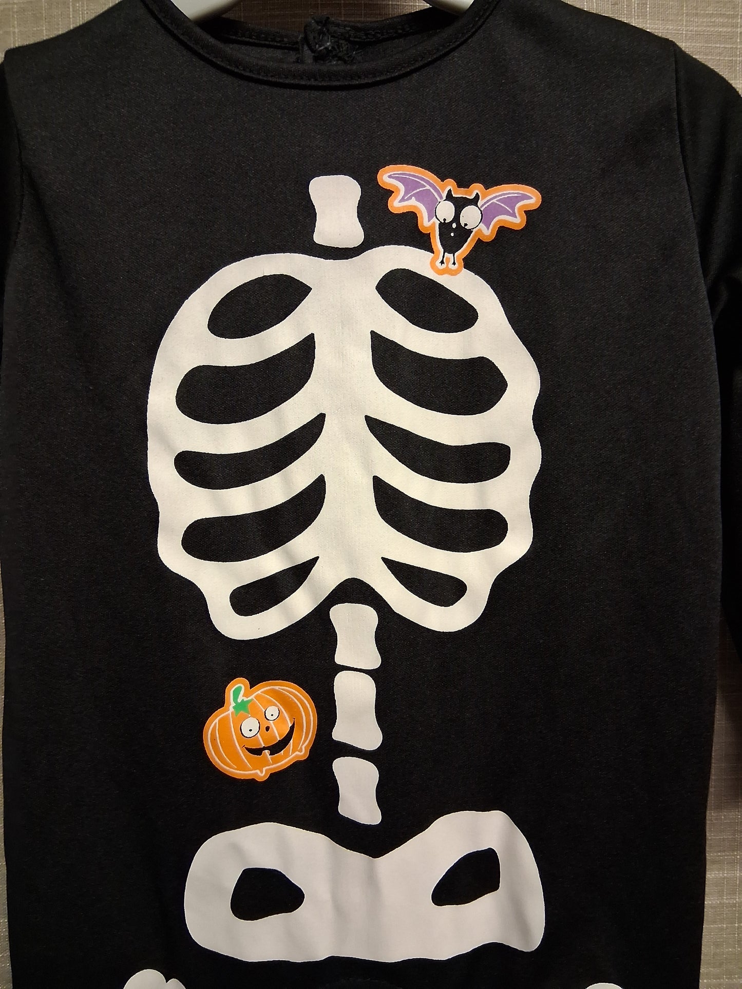 Wilko's Baby Halloween Skeleton Costume Age 6-12 Months One Piece