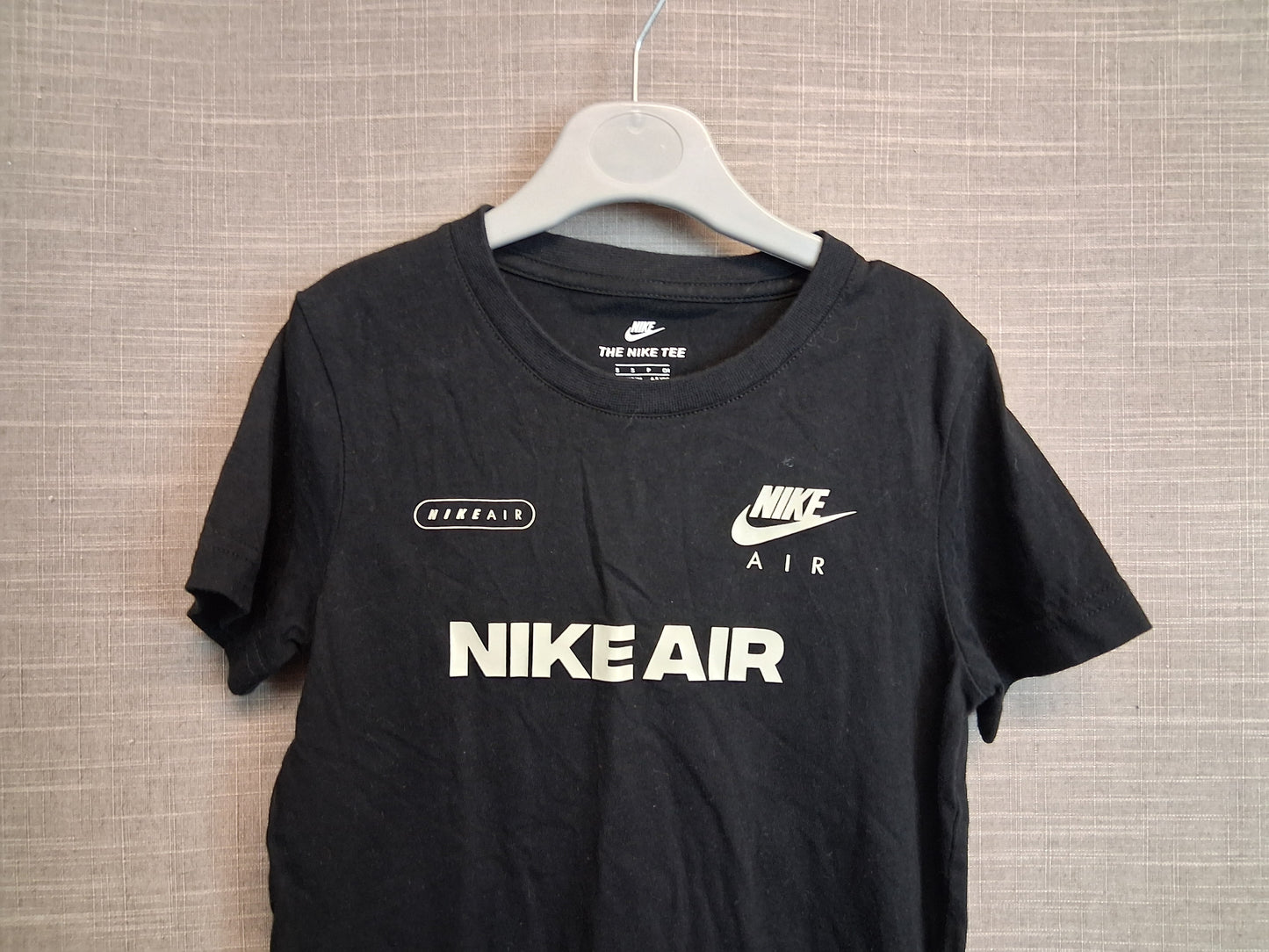 NIKE Boys Short Sleeve T-Shirt Black Age 4-5 Years