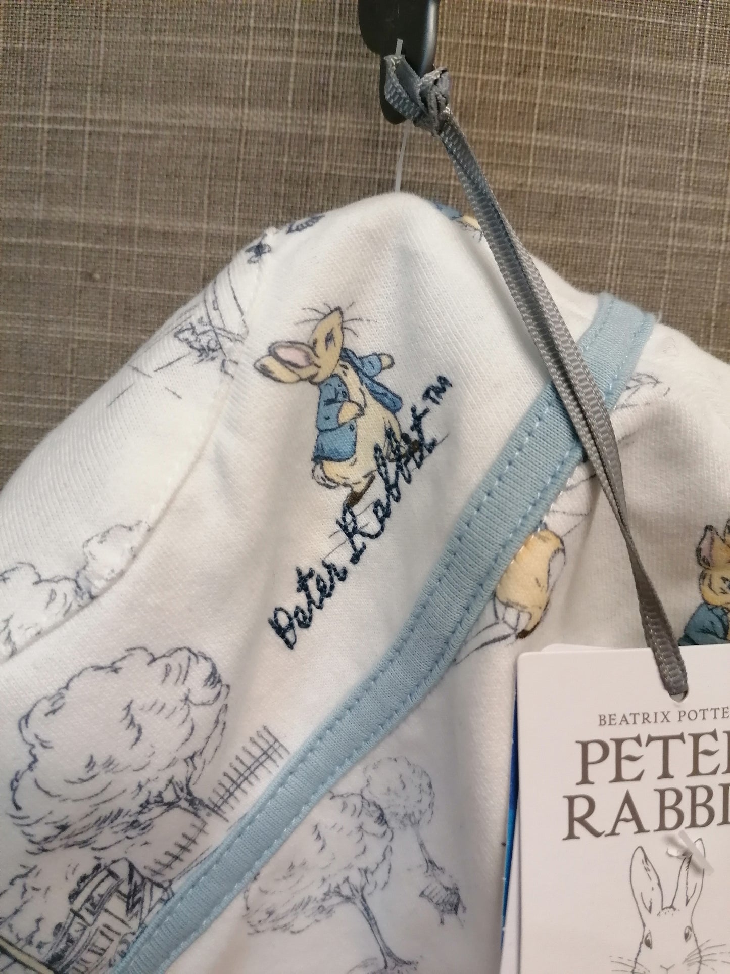 Peter Rabbit Sun Hat 0-3 Months Jersey UV Protection New