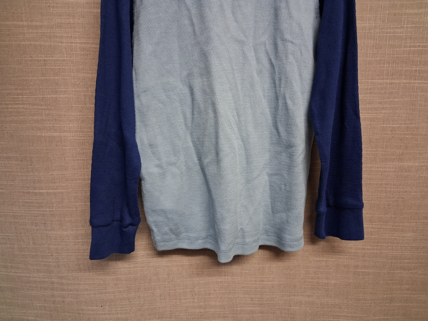 Next Boys Blue 2 Tone Long Sleeve Jersey T-Shirt Age 5-6 Years New