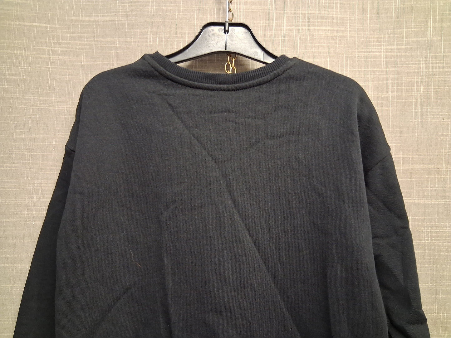 George Girls Black Sequin Stars Sweater Jumper Dress Age 9-10 Years New