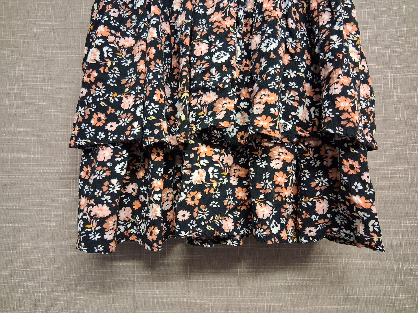F&F Girls Floral Multicolour RaRa Skirt Age 8-9 Years