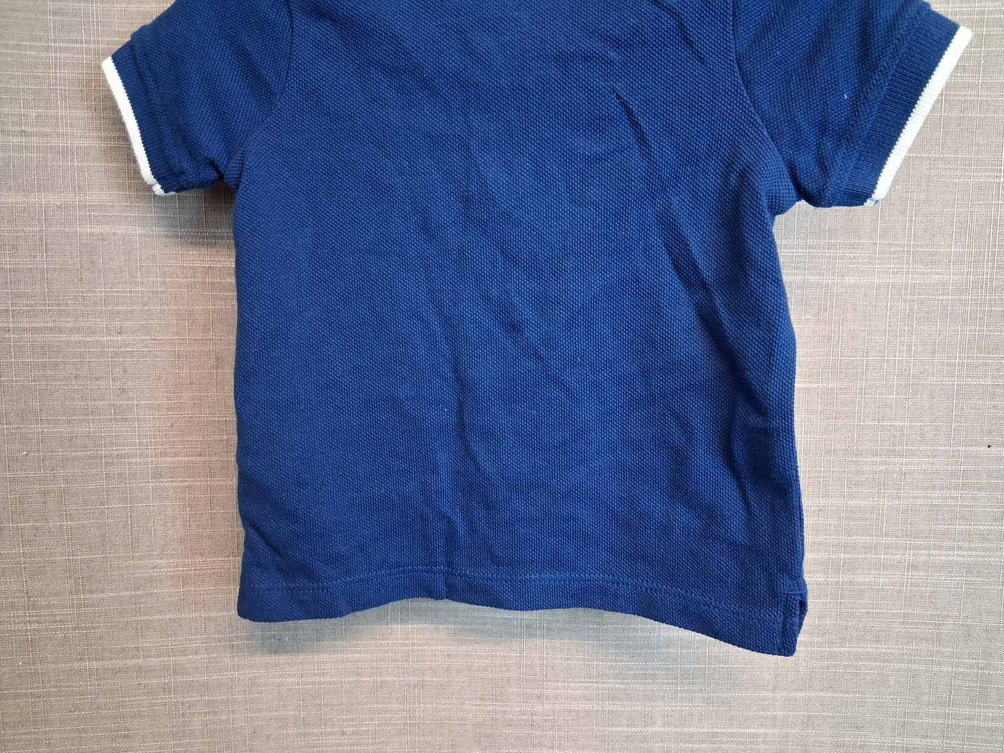 F&F Boys Polo T-Shirt Short Sleeve Age 0-3 Months