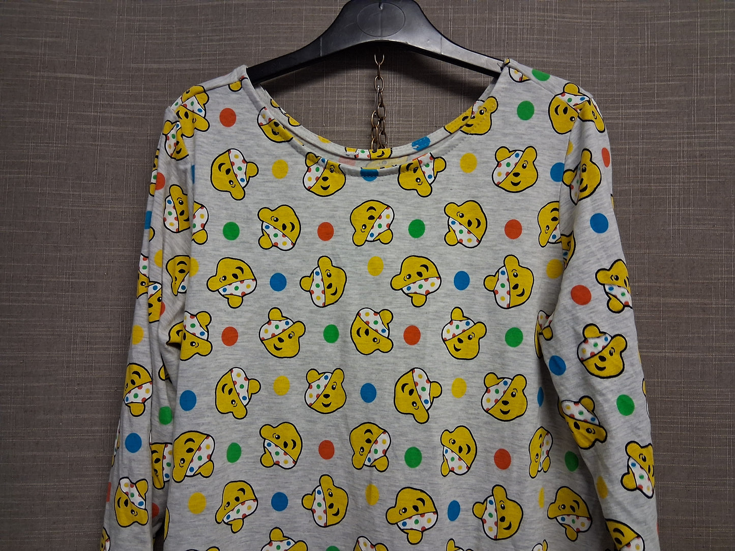 George Ladies/Teen "Pudsey" Children in Need A Line Dress 3/4 Sleeve Size S