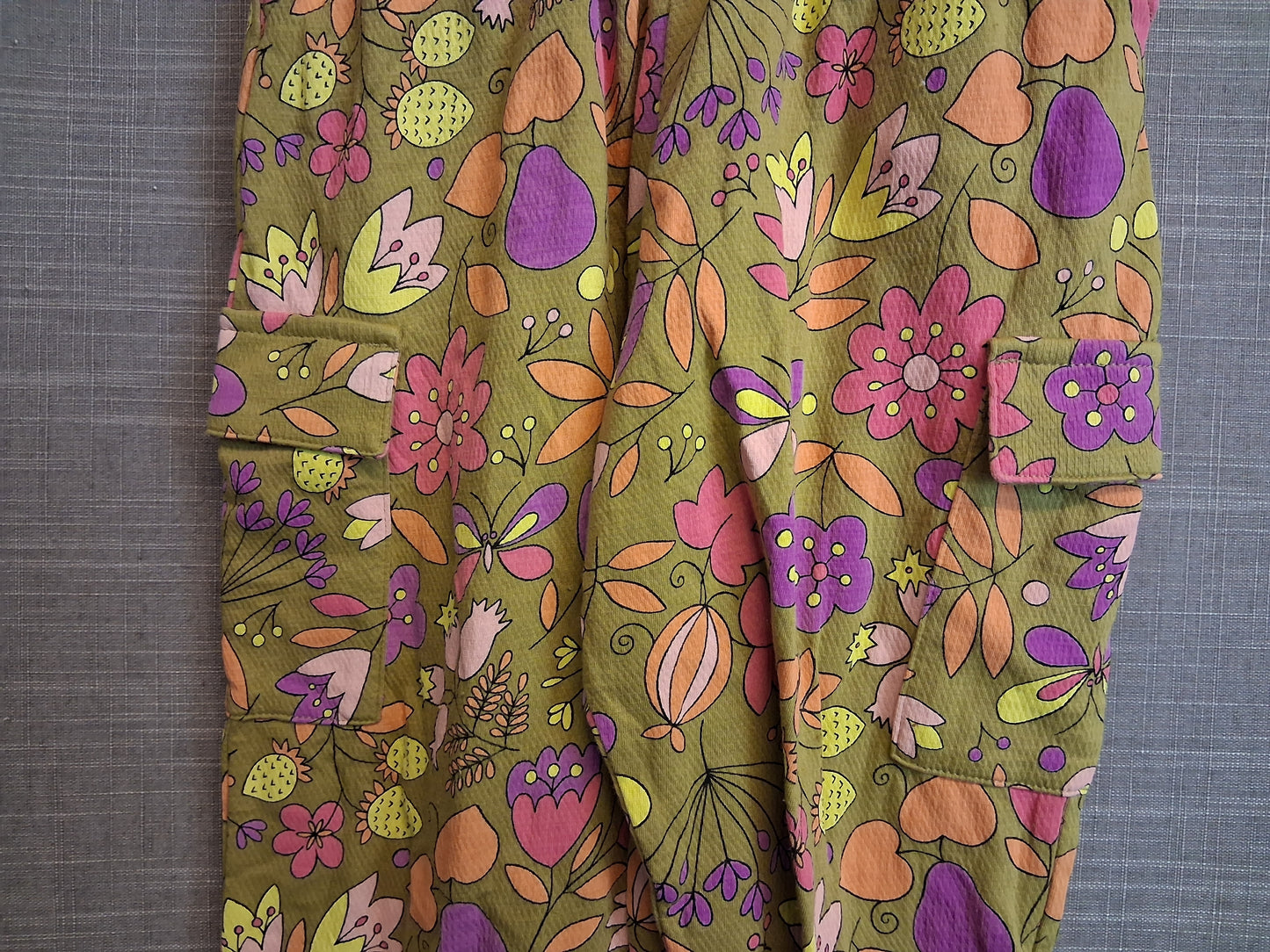 Next Girls Multicolour Floral Harem Style Trousers Age 2-3 Years